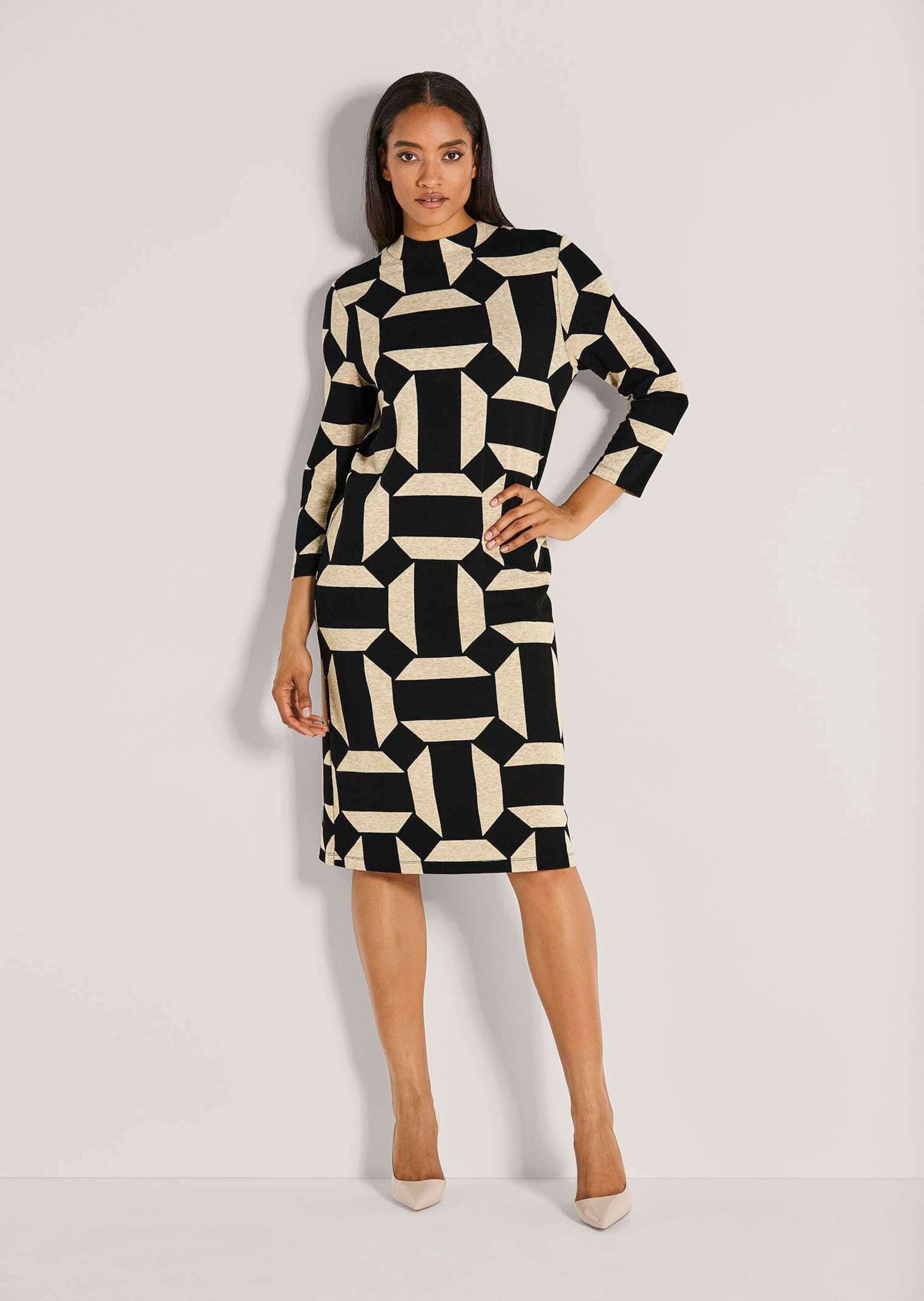 MADELEINE Jerseykleid »Kleid Elegantes Kleid mit Grafik-Print«