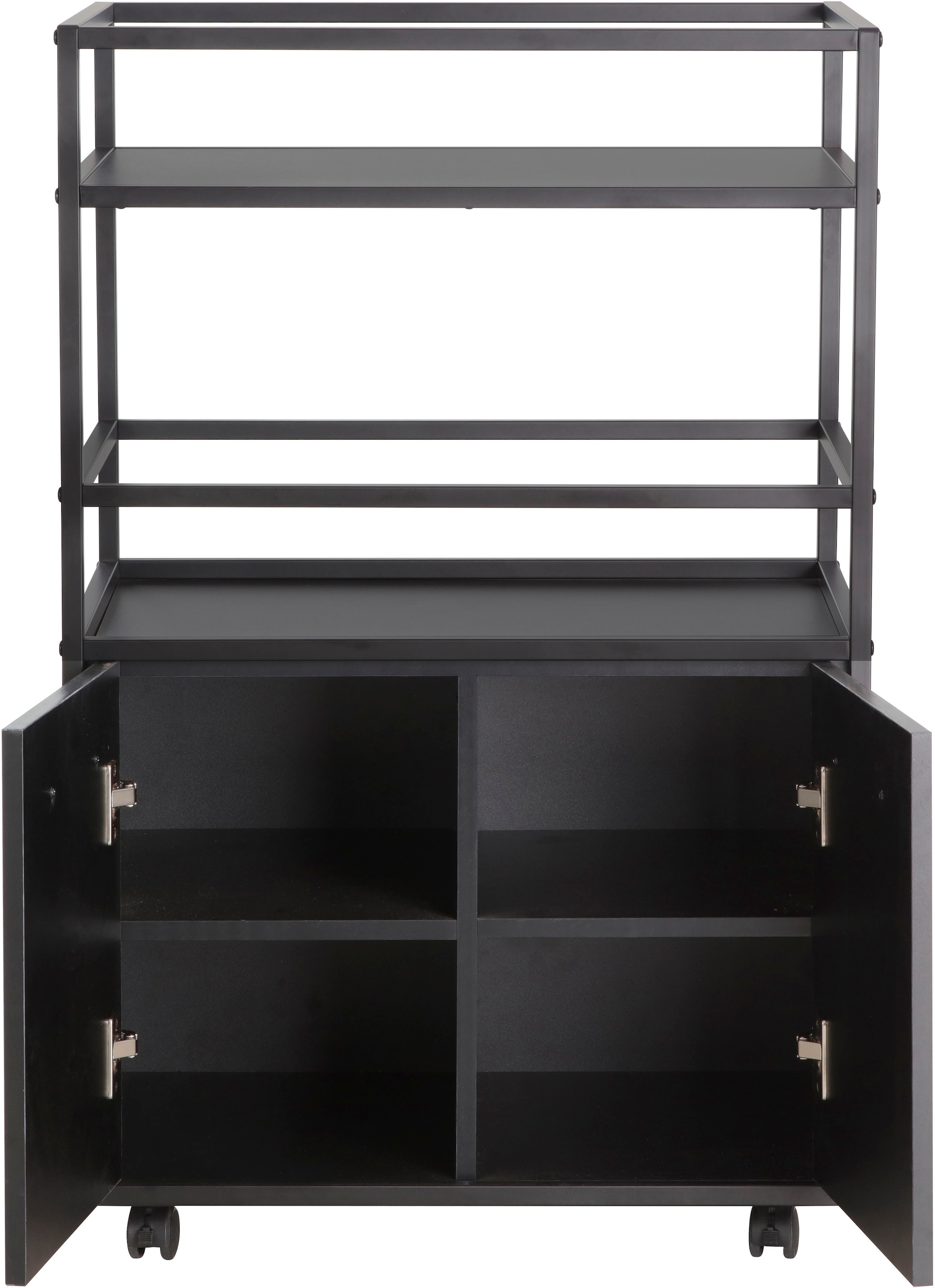 Home affaire Barschrank »Perth« 1 Stk. tlg. Barschrank mit 2 Türen & offenem Fach - (B/T/H) 60/40/94 cm