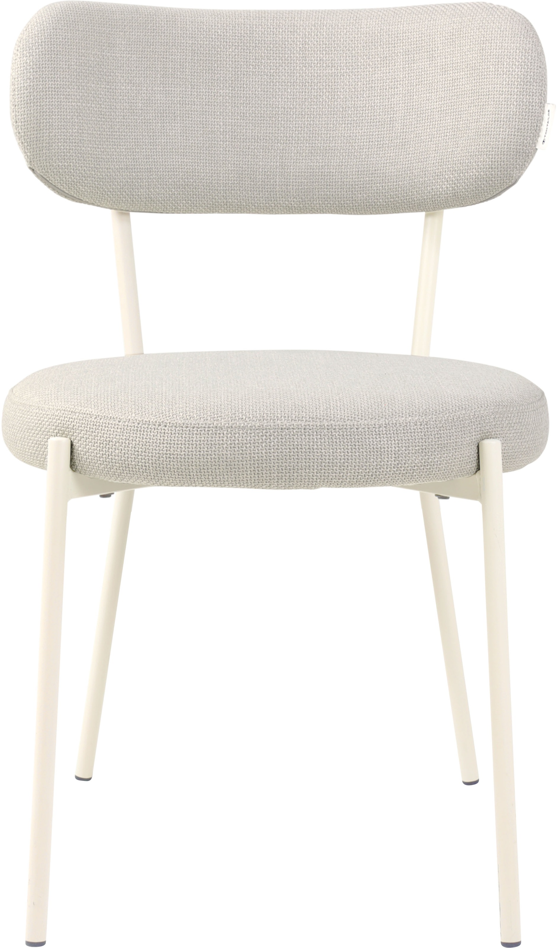 TOM TAILOR HOME 4-Fußstuhl »SOFT PAD CHAIR«, (Set), 2 St., Webstoff, Esszimmerstuhl, 4-Fußgestell, mit Rückenausschnitt