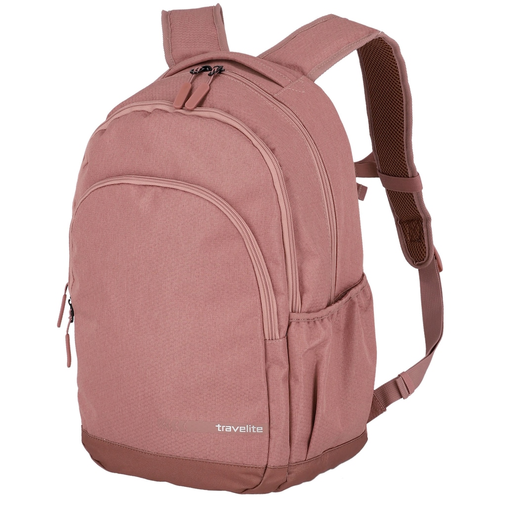 travelite Laptoprucksack »Kick Off L, 45 cm, rosé«