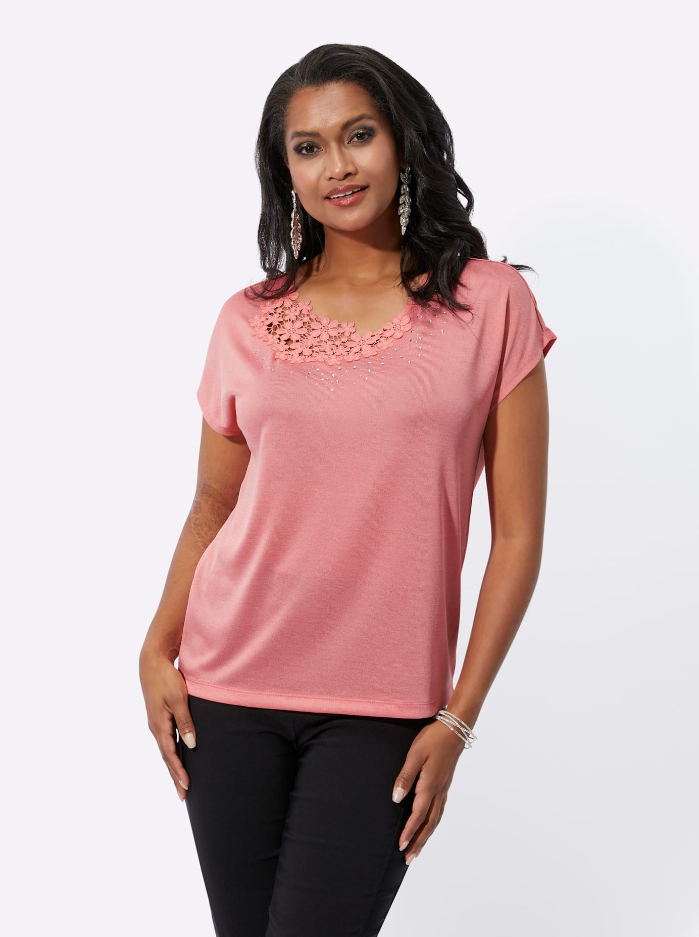 Lady Kurzarmshirt »Kurzarm-Shirt«, (1 tlg.)