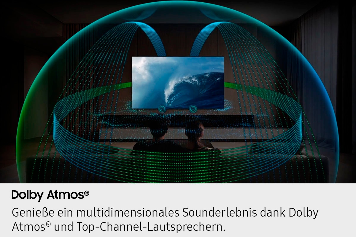 Samsung QLED-Fernseher »GQ85QN85FAU« 214 cm/85 ″ Smart-TV NQ HDR+, 4K AI Upscaling, Dolby Atmos & AI Sound, Gaming bis zu 144Hz