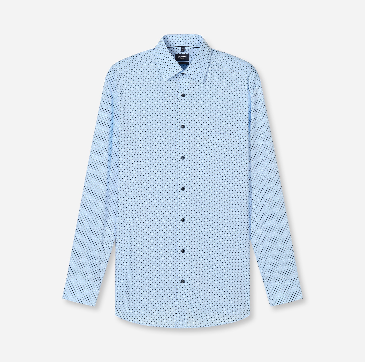 OLYMP Langarmhemd »Luxor« modern fit, New-Kentkagen, Businesshemd, extra langer Arm