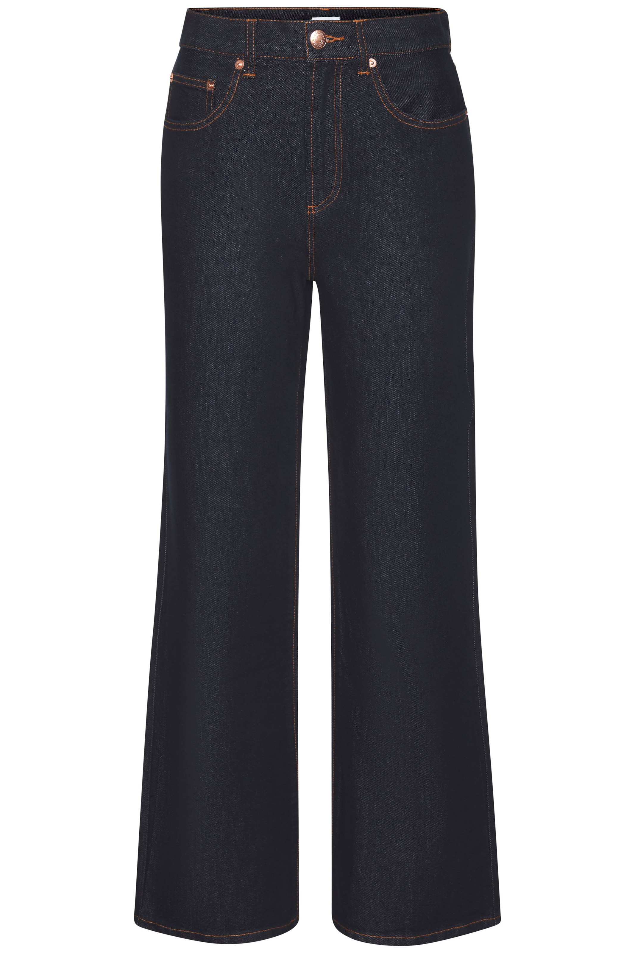 LASCANA Weite Jeans, mit hohem Bund und 5-Pocket-Style, Wide-Leg Jeans