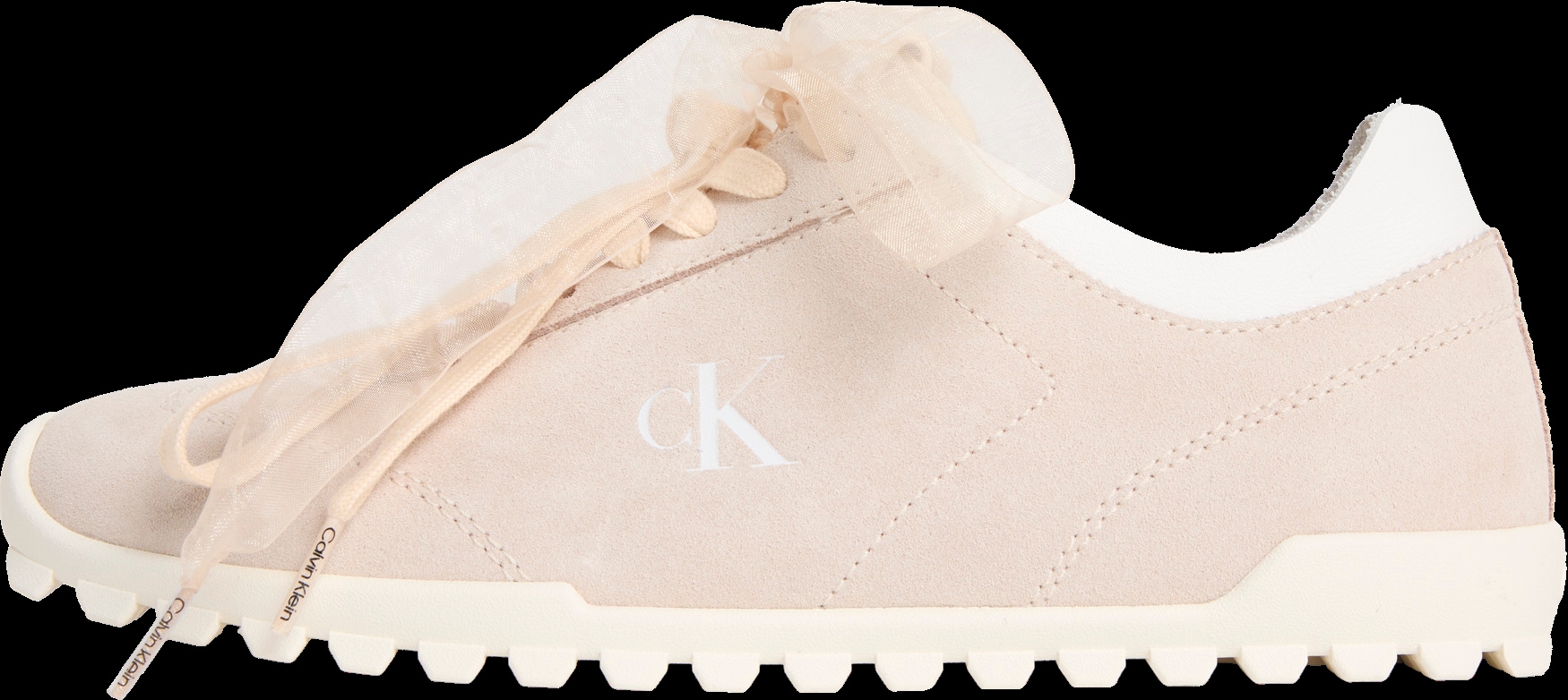 Calvin Klein Sneaker »LOW PROFILE RUN MG SUE DB LACES«  Freizeitsneaker, Halbschuh, Schnürschuh mit Profilsohle