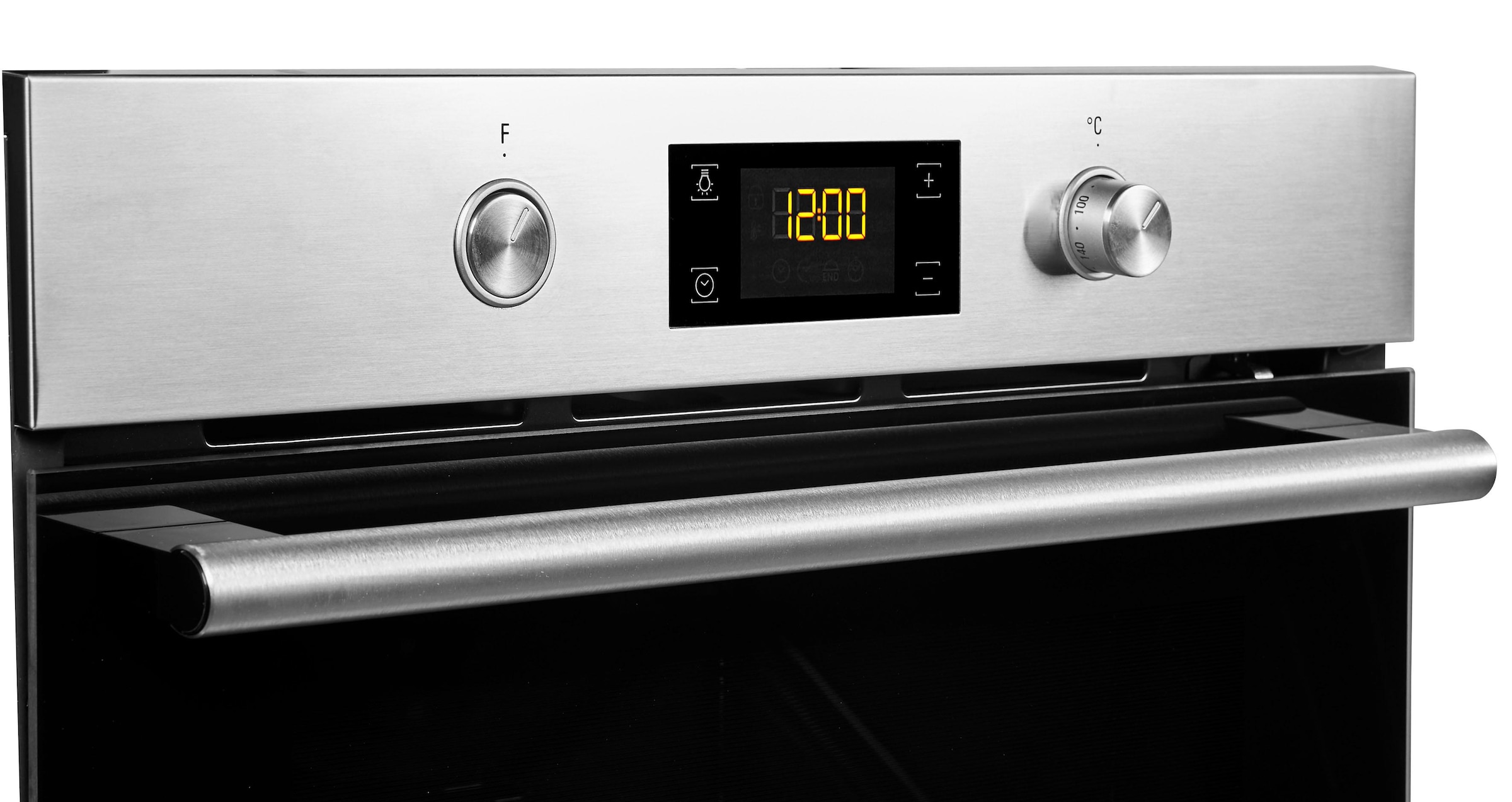 BAUKNECHT Backofen-Set »BAR2 KP8V2 IN«, mit 2-fach-Teleskopauszug, Pyrolyse-Selbstreinigung, PowerHeißluft