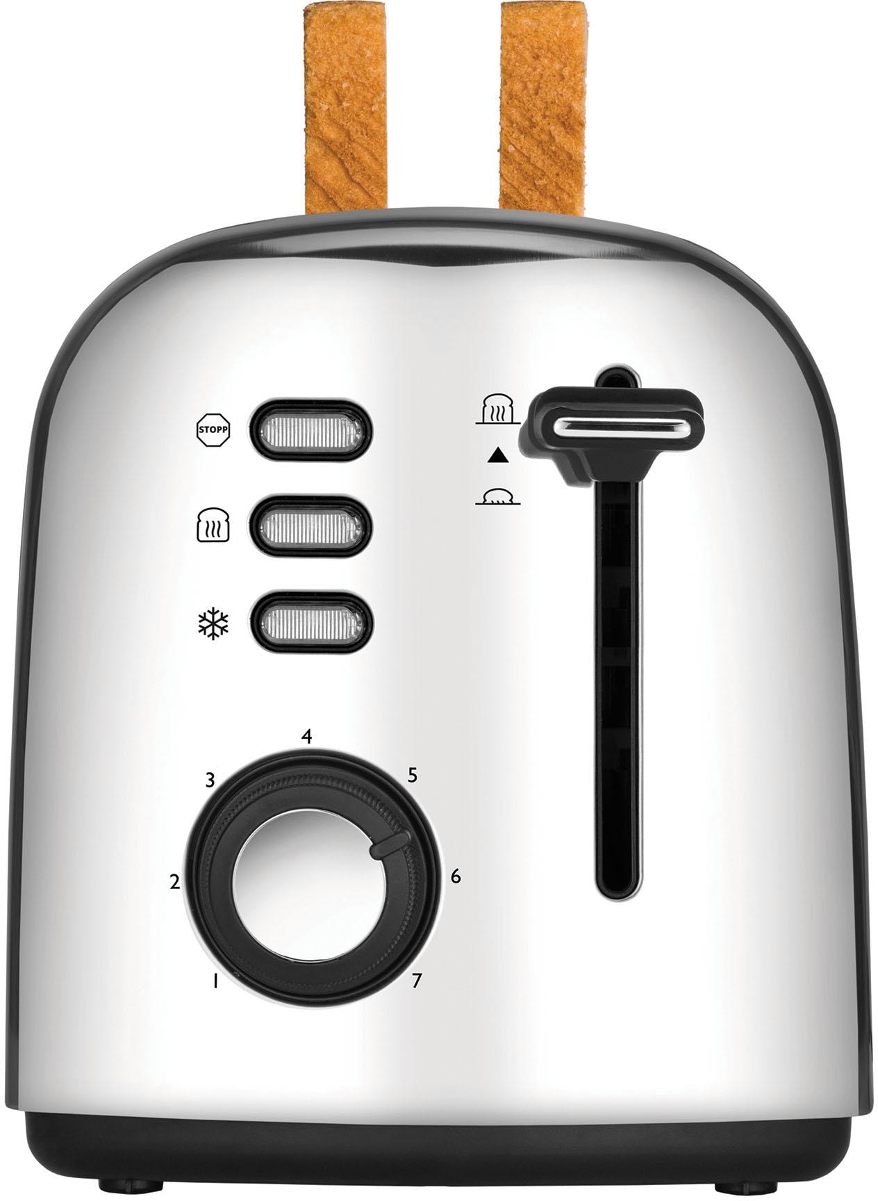 Unold Toaster »4er Retro Garantie mit 3 Jahren W XXL 38366«, 1500 Schlitze, lange 2