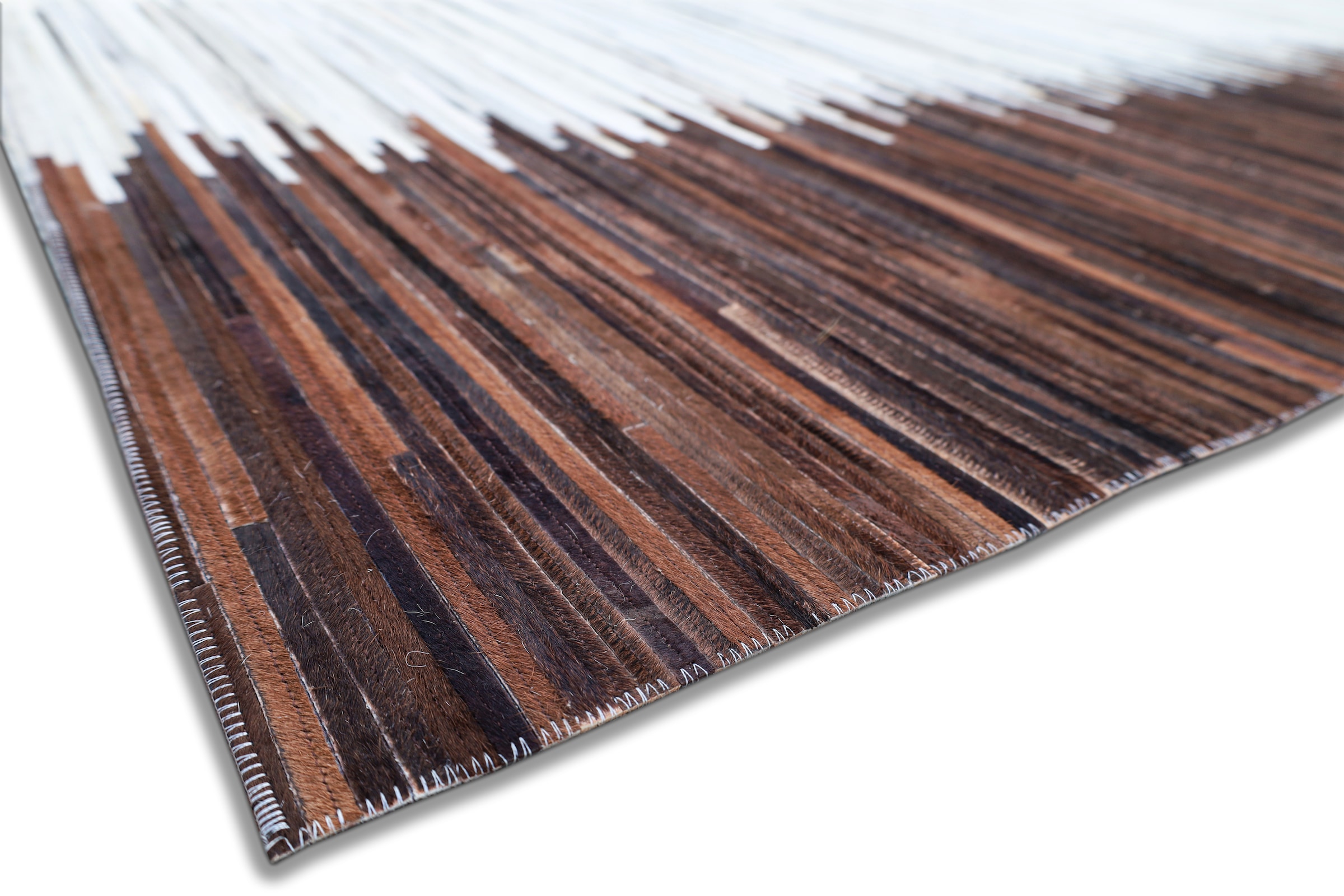 Myflair Möbel & Accessoires Fellteppich »Urban Hide, echtes Rinderfell« rechteckig 10 mm Höhe handgenäht, Naturprodukt, natürliche Struktur & Premium-Look