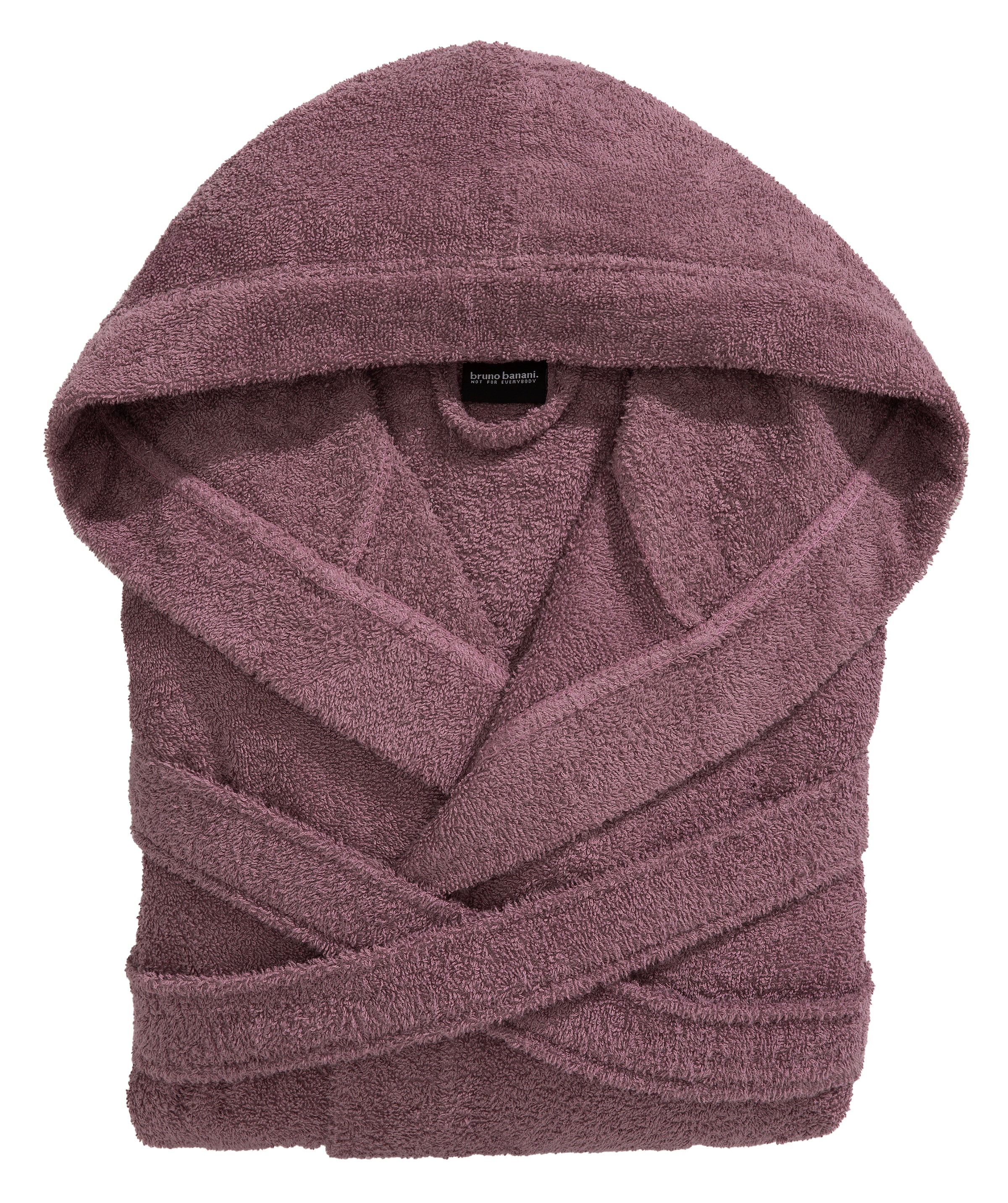 Bruno Banani Unisex-Bademantel »Robby, ideal für Sauna & Spa, Standardlänge & Überlänge« 1 Stk. Damen & Herren Bademäntel, Baumwolle, mit Taschen, Sauna, XS-3XL