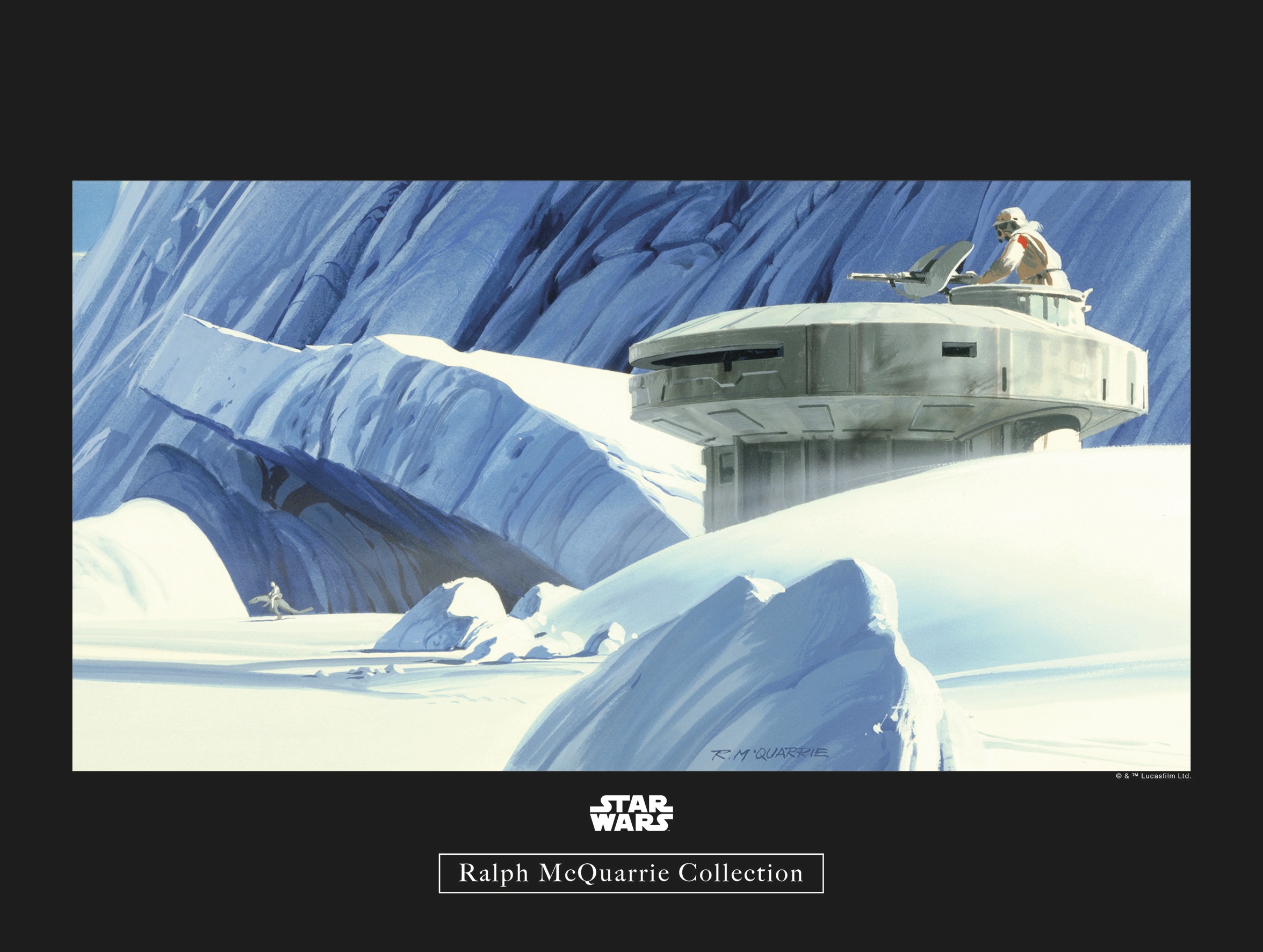 Komar Poster »Star Wars Classic RMQ Hoth Echo Base«, Star Wars, (1 St.), Kinderzimmer, Schlafzimmer, Wohnzimmer