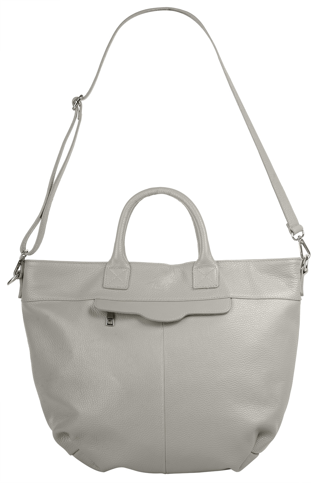 Samantha Look Henkeltasche, echt Leder, Made in Italy