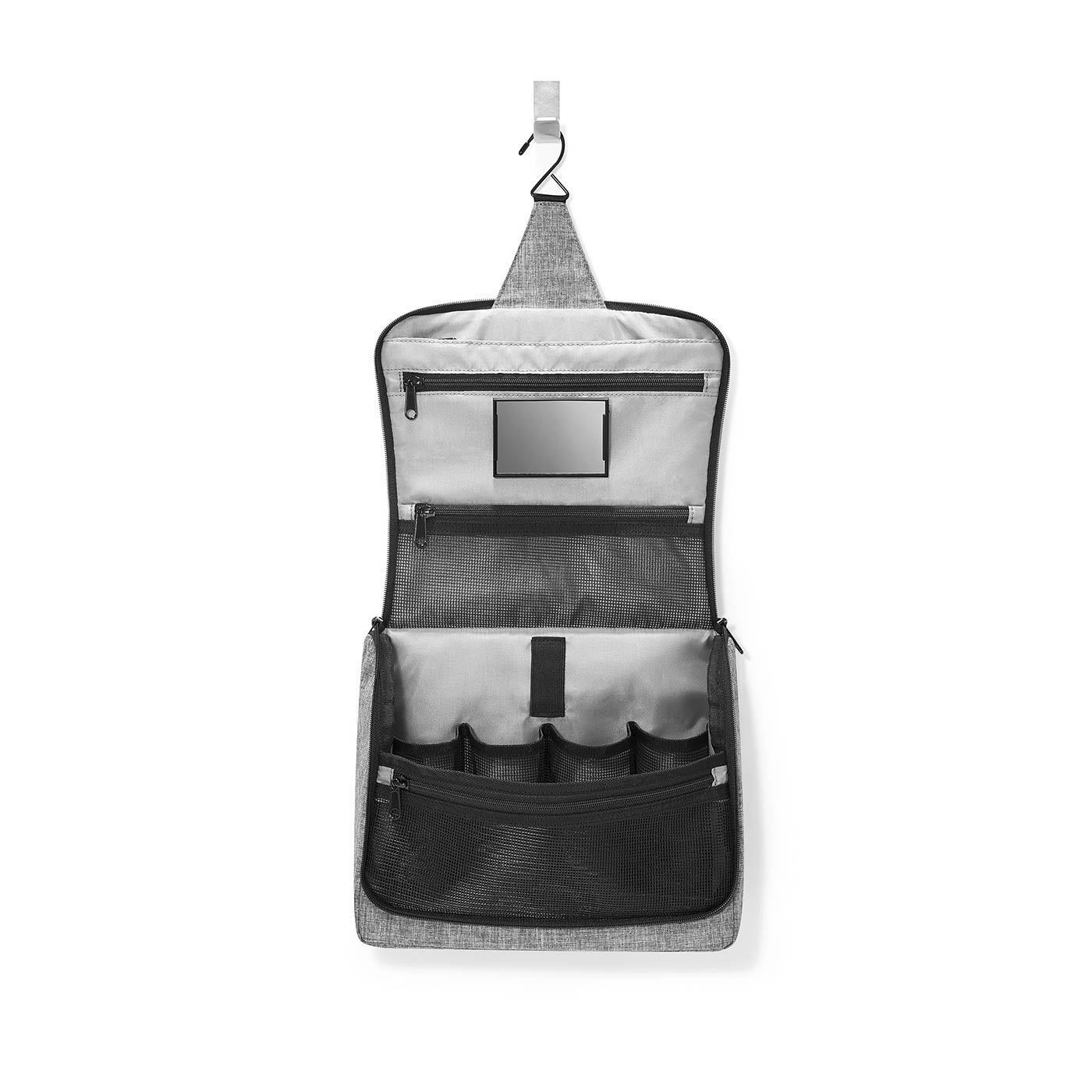 REISENTHEL® Kulturbeutel »toiletbag XL« großes Hauptfach, Stecktaschen, Haken zum Aufhängen, Spiegel innen