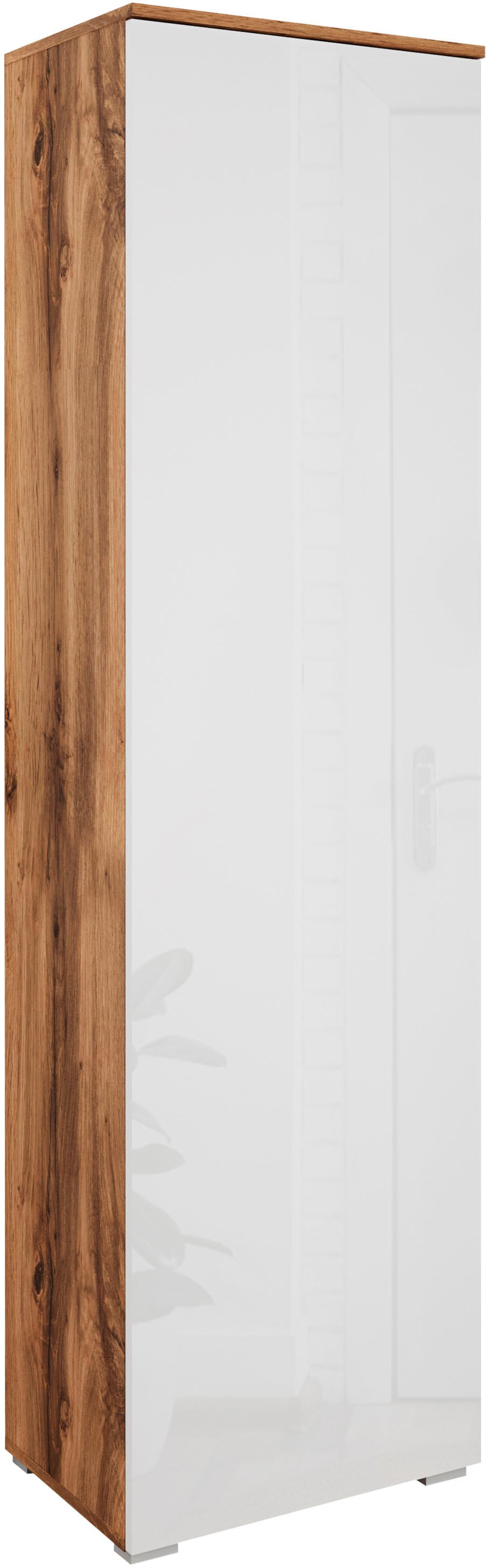 INOSIGN Schuhschrank »Paris, stehend oder hängend montierbar, Türanschlag wechselbar«, moderne Garderobenschrank Höhe 180cm, 6 geräumiger Fächer