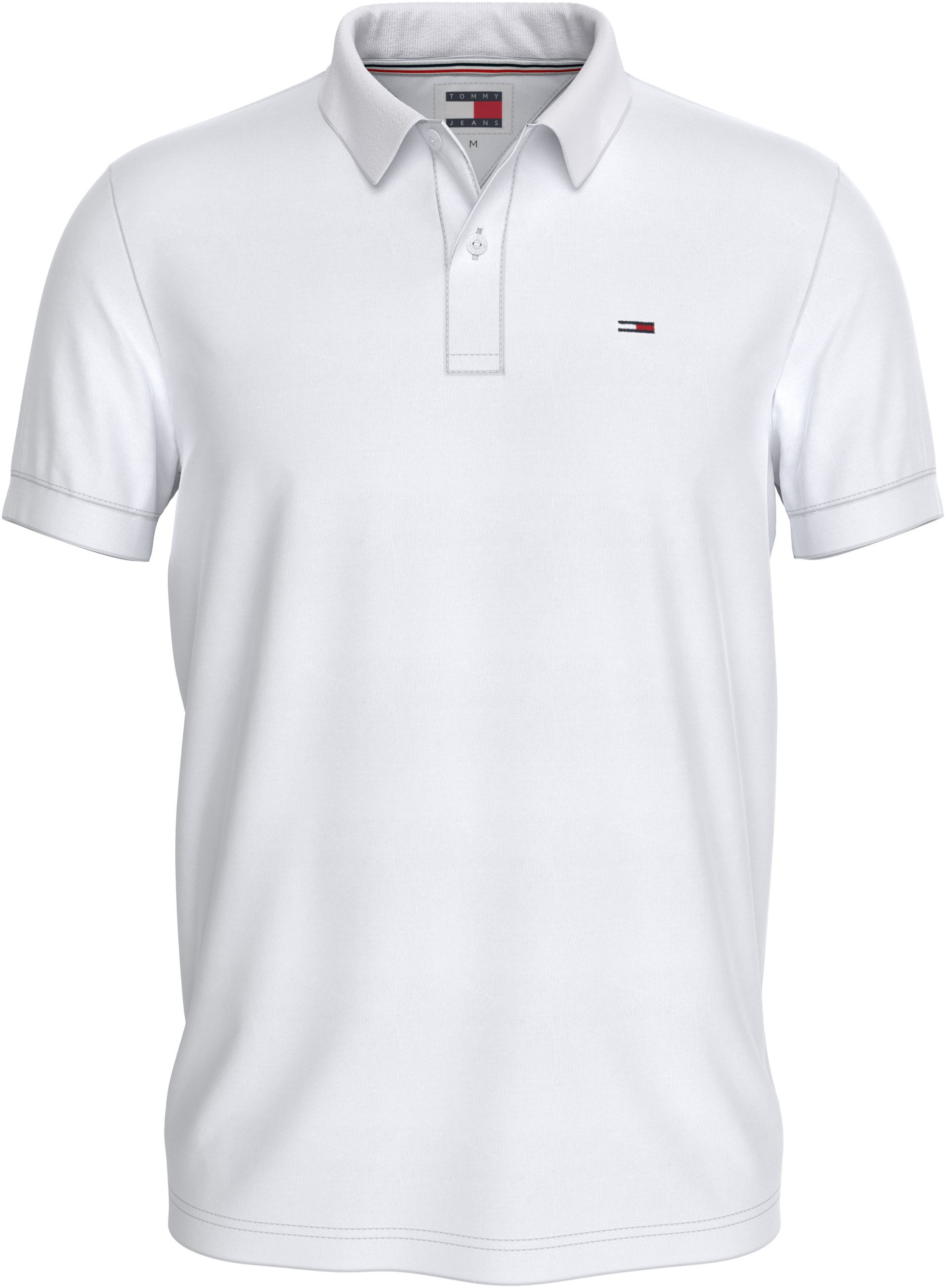 Tommy Jeans Plus Poloshirt »TJM SLIM PLACKET POLO EXT«, Große Größen mit Logostickerei