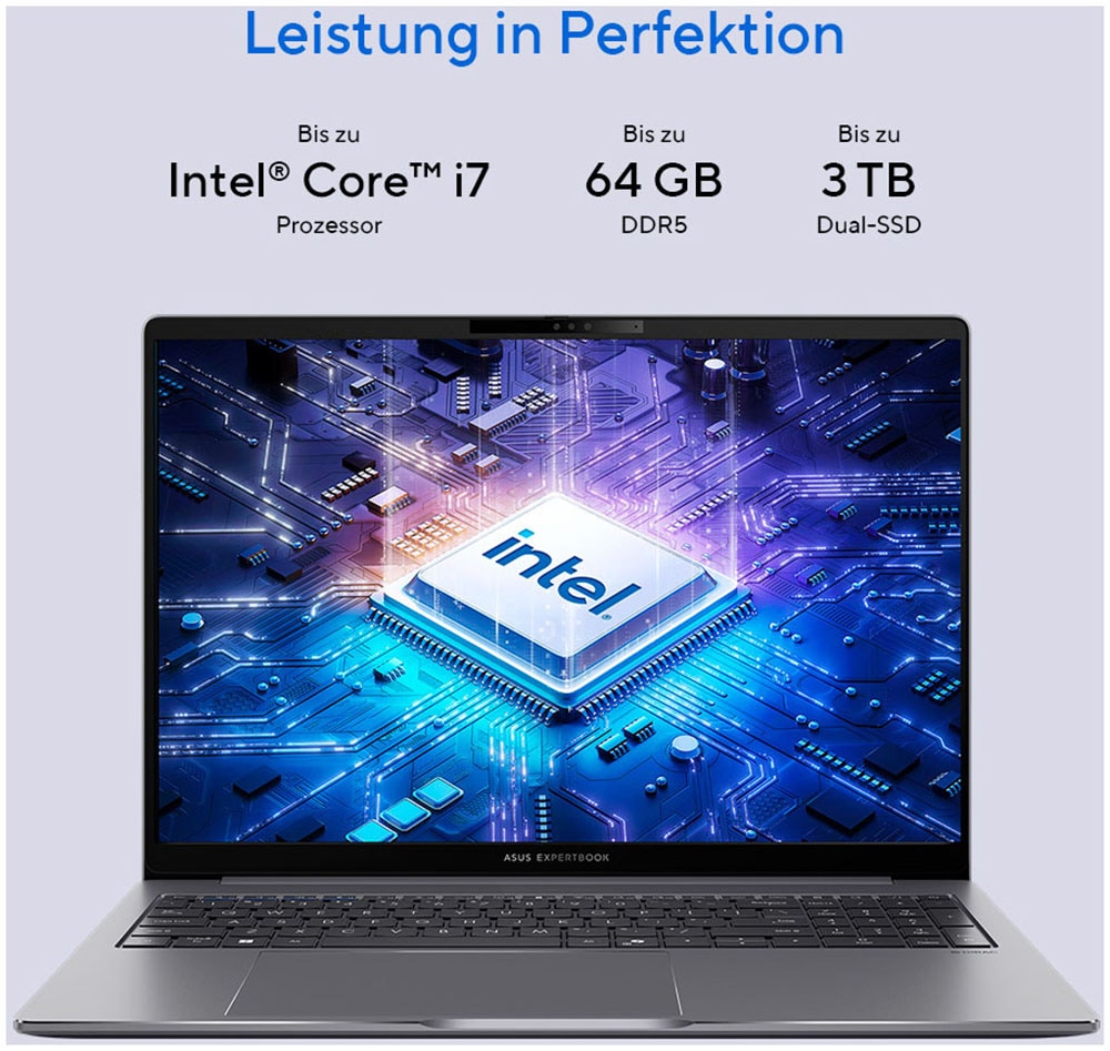 Asus Notebook »ExpertBook P3 P3605CVA-MB0024X« 40,6 cm / 16 ″ Intel Core i7 UHD Graphics 512 GB SSD