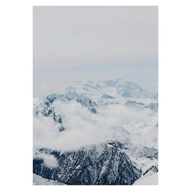 Komar Poster »Mountains Clouds«, Natur, (1 St.), Kinderzimmer, Schlafzimmer,  Wohnzimmer online kaufen | mit 3 Jahren XXL Garantie