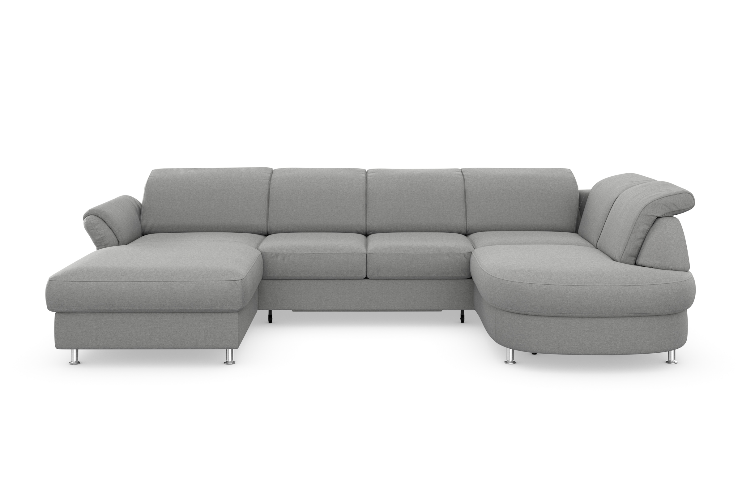 sit&more Wohnlandschaft »Apulia U-Form«, wahlweise Bettfunktion, Bettkasten und Kopf- und Armteilverstellung