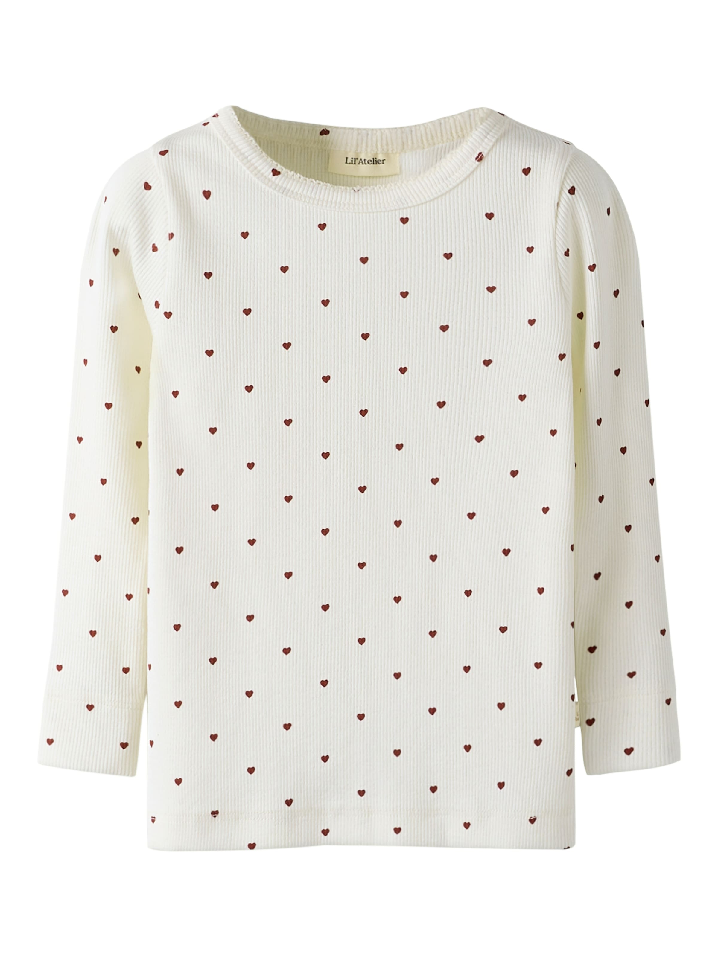 Lil' Atelier Langarmshirt »NMFGAGO LS SLIM TOP LIL NOOS« weiche Jersey Rippqualität
