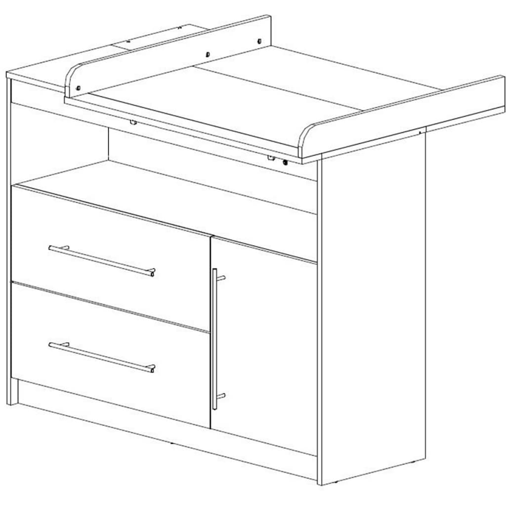 roba® Wickelkommode »Maren«, bis 15 kg, 117 cm