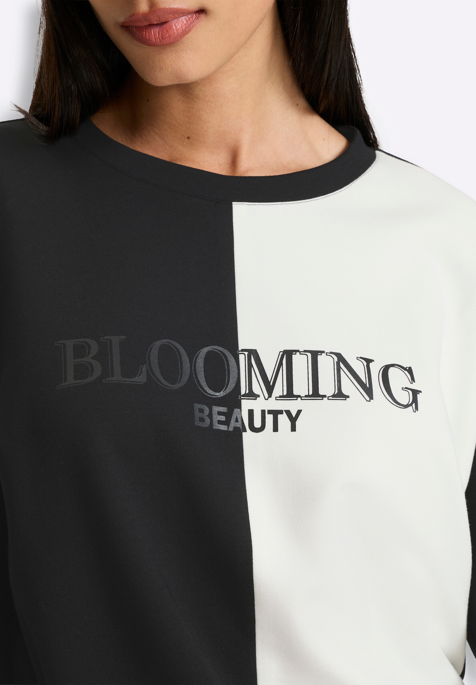 heine Sweatshirt »Sweatshirt Sweatshirt mit Schriftzug vorn«
