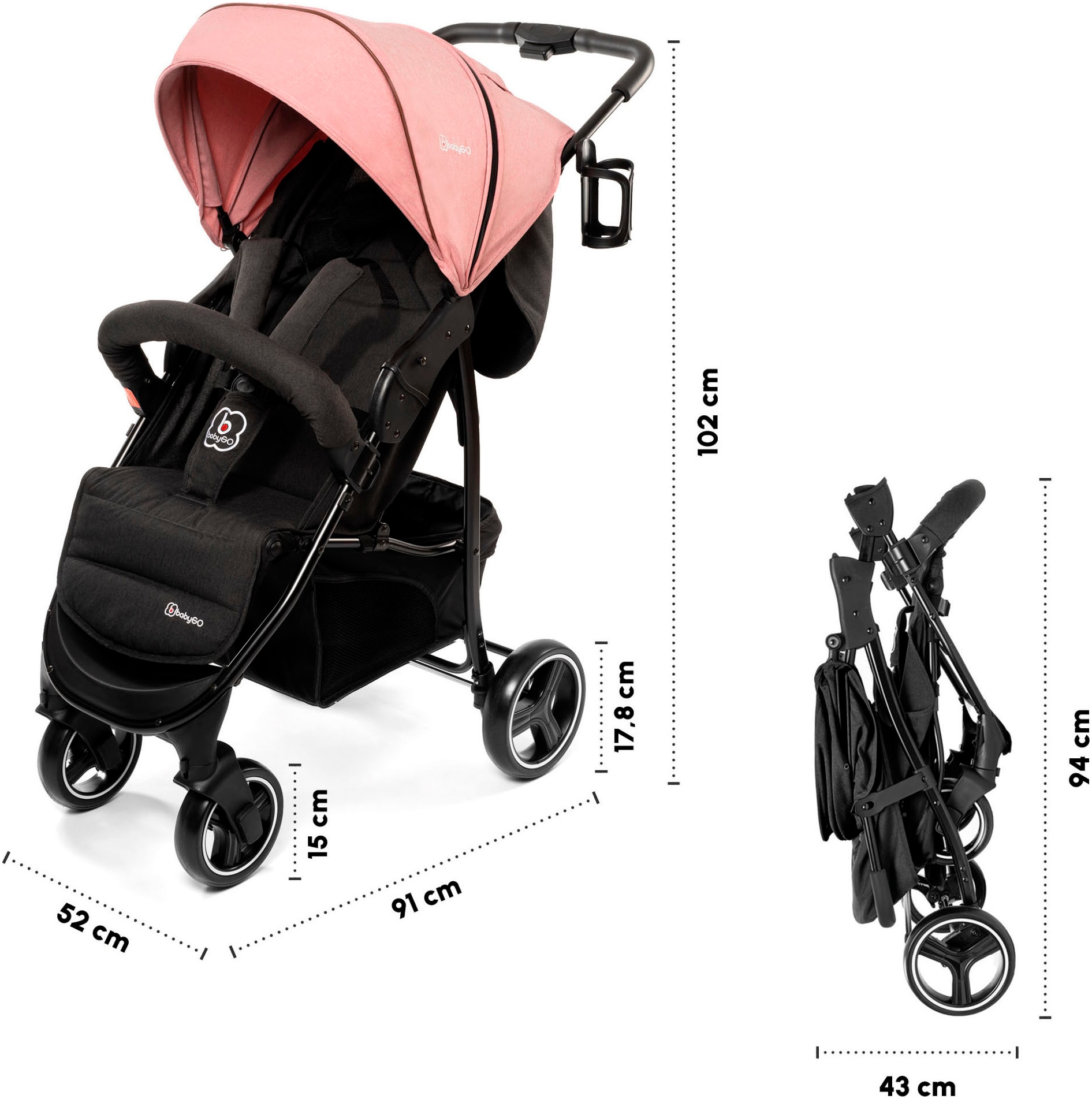 BabyGo Kinder-Buggy »Basket«