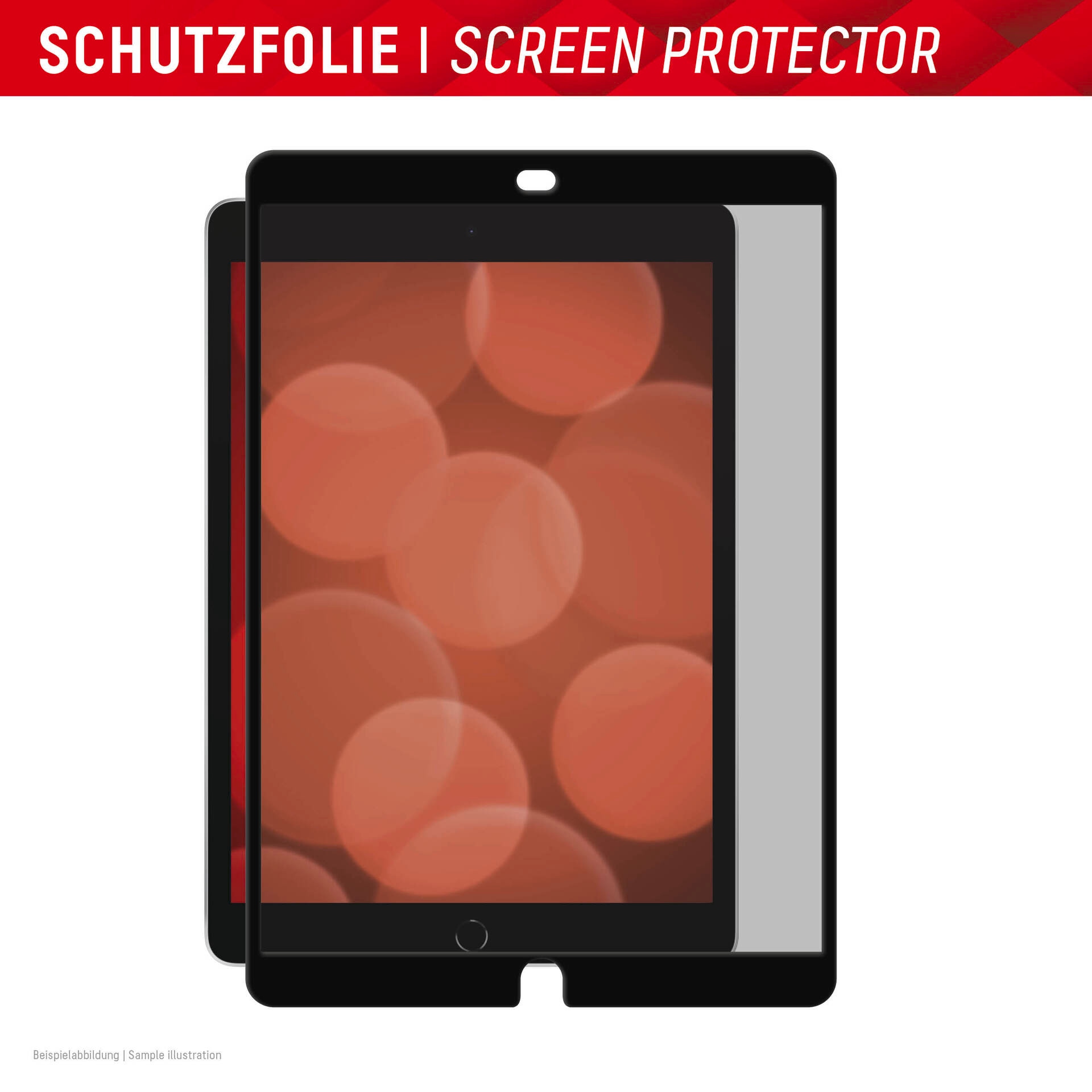 Displex Displayschutzfolie »Tablet Privacy Safe«, für Apple iPad 10,2 (7/8/9 Gen), Blickschutzfolie, Schutzfolie, Bildschirmschutz, kratz- & stoßfest