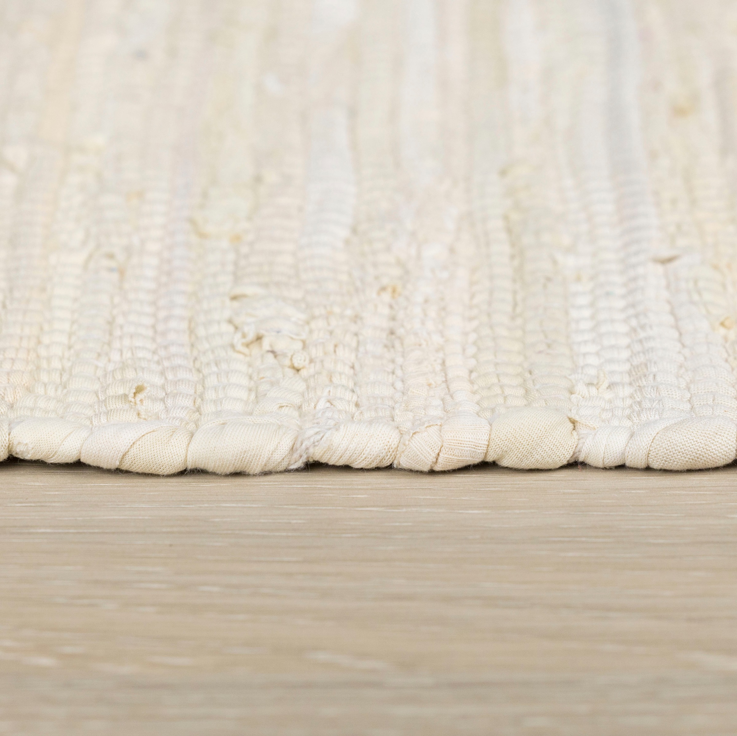Myflair Möbel & Accessoires Teppich »Dalia«, rechteckig, 10 mm Höhe, Handweb Teppich, Uni Farben, 90% Baumwolle, handgewebt, Wohnzimmer