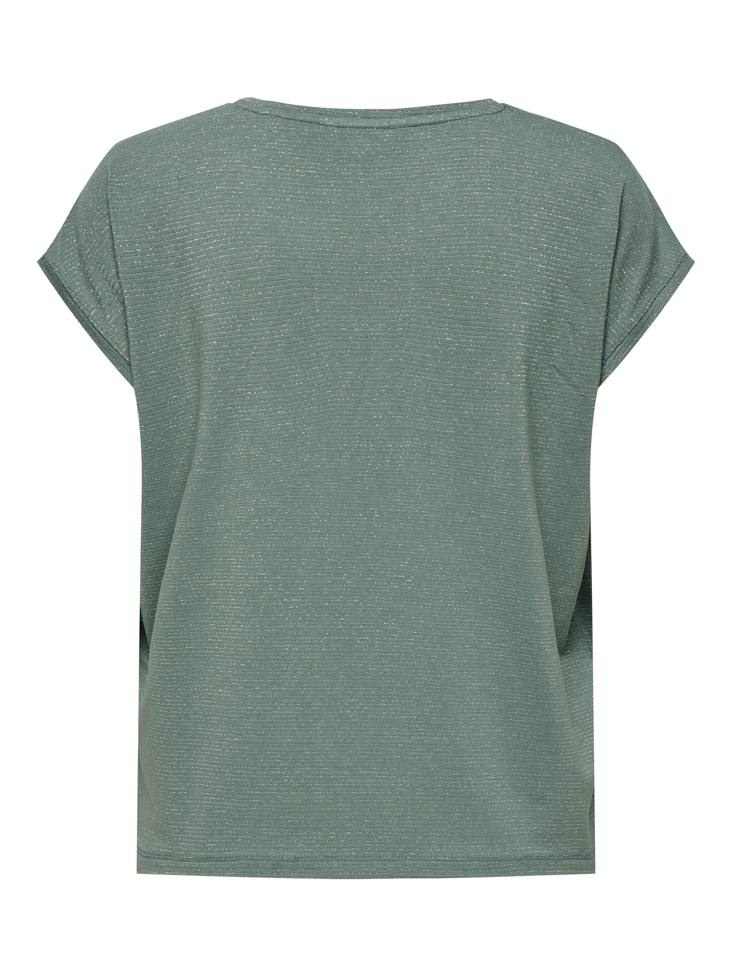 ONLY Kurzarmshirt »ONLCLAUDIA S/S GLITTER STRIPE TOP JRS«