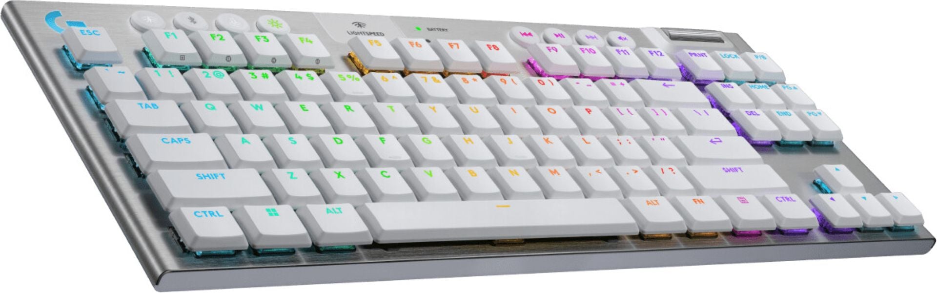 Logitech G Gaming-Tastatur »G915 X LIGHTSPEED TKL Wireless Gaming Keyboard - WHITE - DEU«