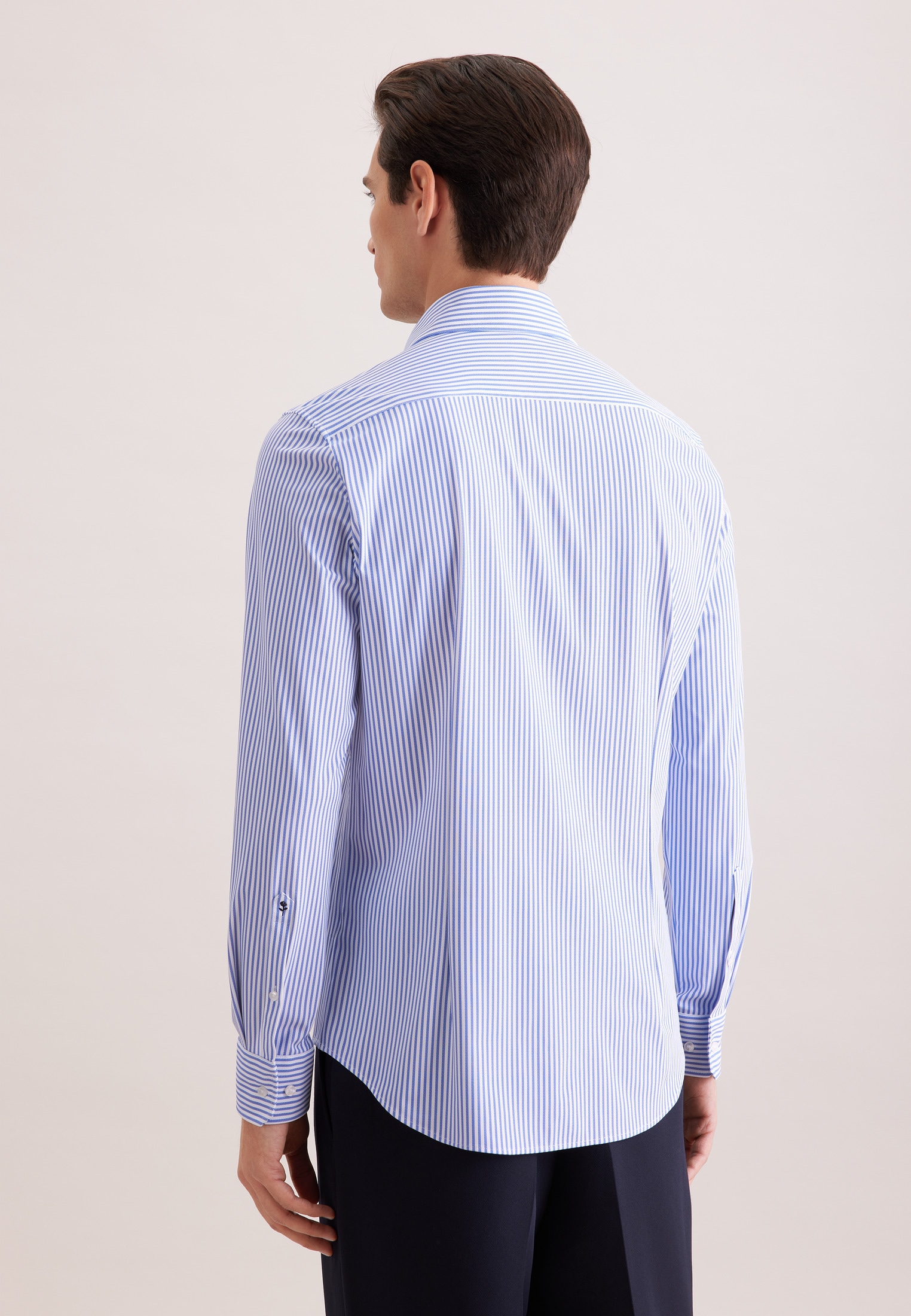 seidensticker Businesshemd »Schwarze Rose« X-Slim 1/1 Kentkragen Druck