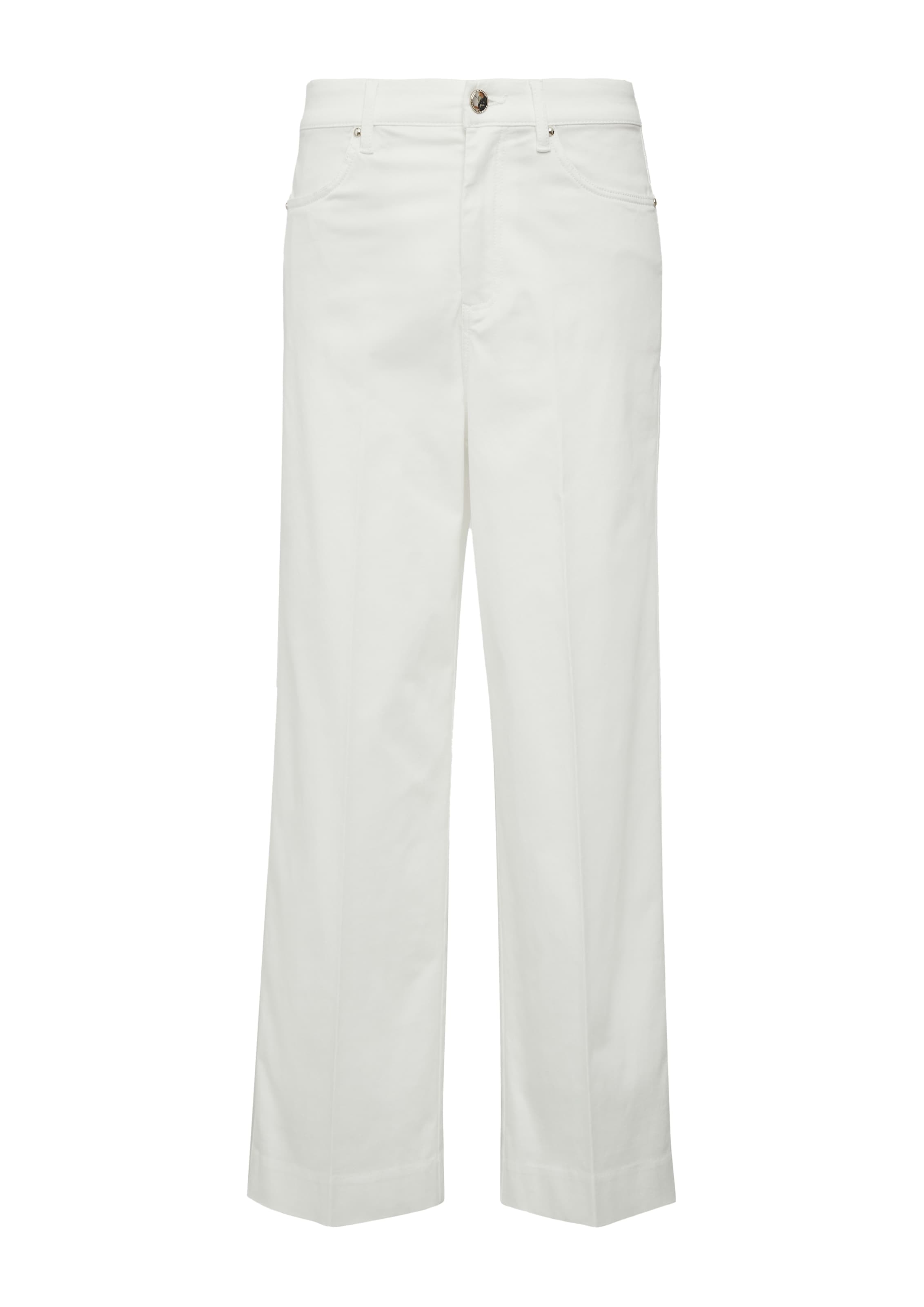 s.Oliver BLACK LABEL 7/8-Jeans, mit geradem Bein und Buntfalte