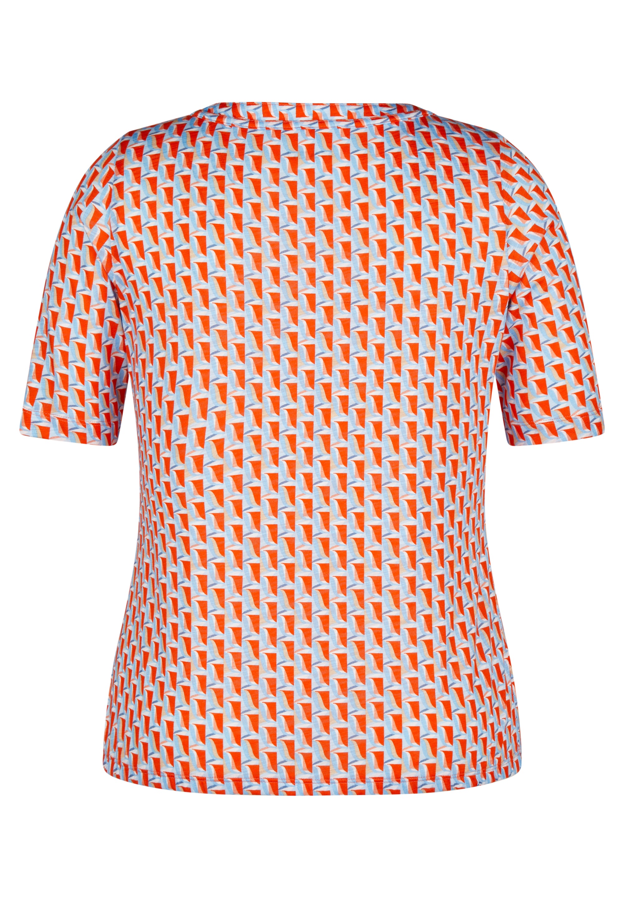 Rabe Rundhalsshirt, mit grafischem Muster