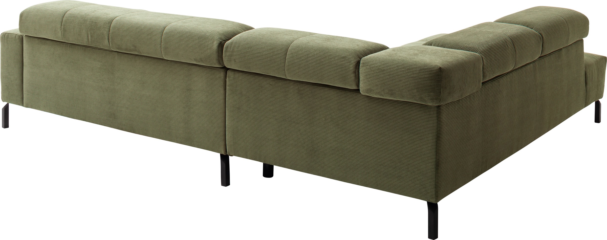 Home affaire Ecksofa »Claya, L-Form,  incl. Kopfteilverstellung, Breite 276 cm« wahlweise elektrischer Sitzvorzug