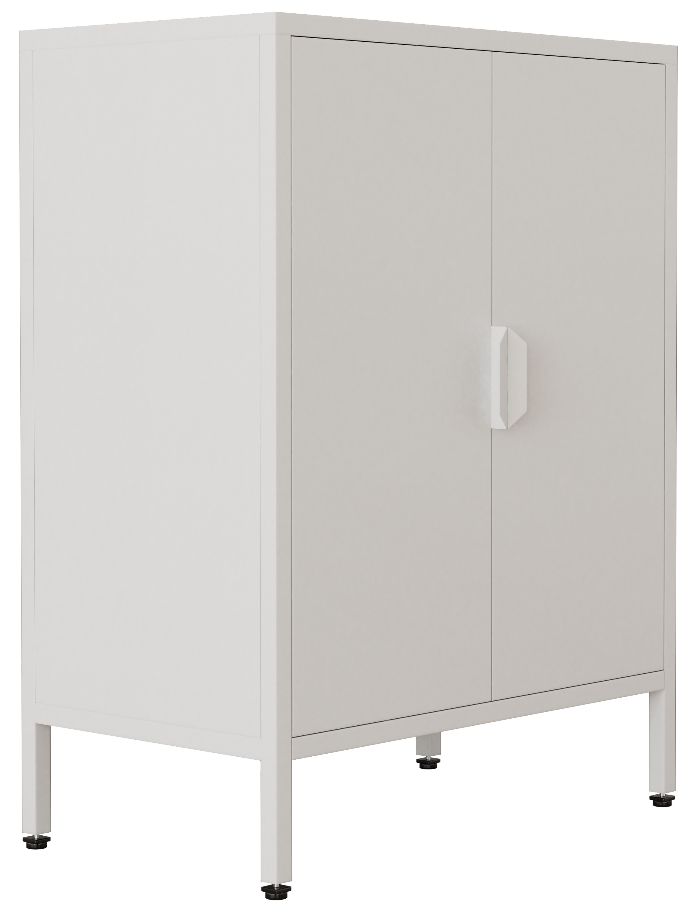 VCM Kommode »Stahl Kommode Sideboard Schrank Drehtüren Flokas S« 1 Stk. tlg.