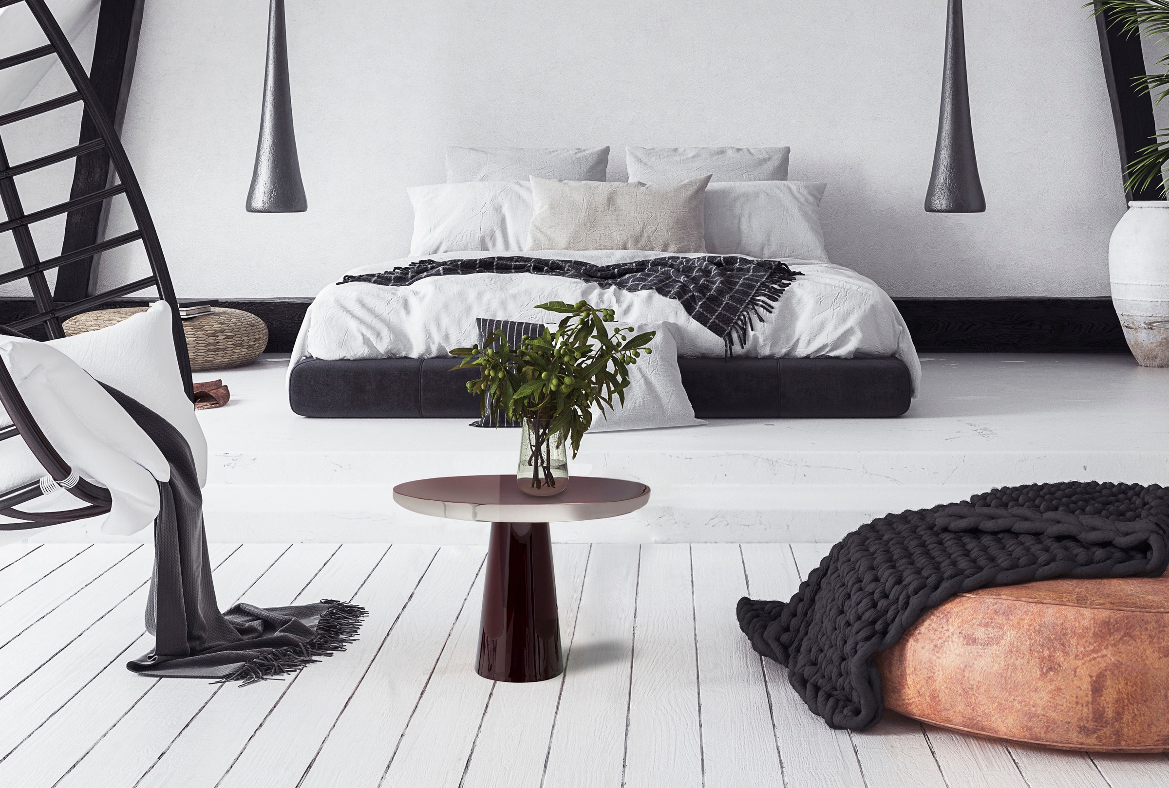 Kayoom Beistelltisch »Art Deco 625, Abstelltisch aus Metall,funktional und stabil«, (1 St.), Dekorativ, glanzvolle Lackierung, stilvolles Design