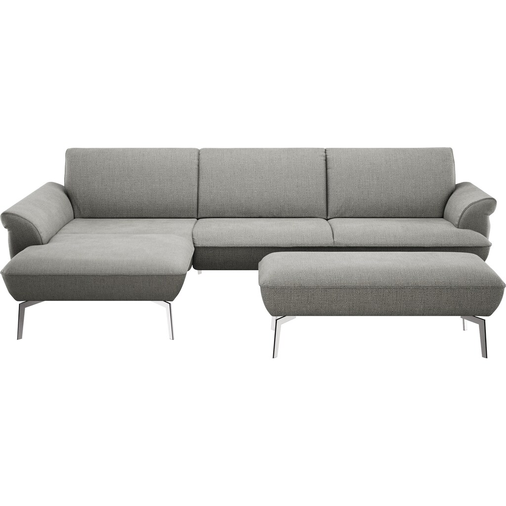 himolla Ecksofa »himolla 9900«, (mit Hocker)