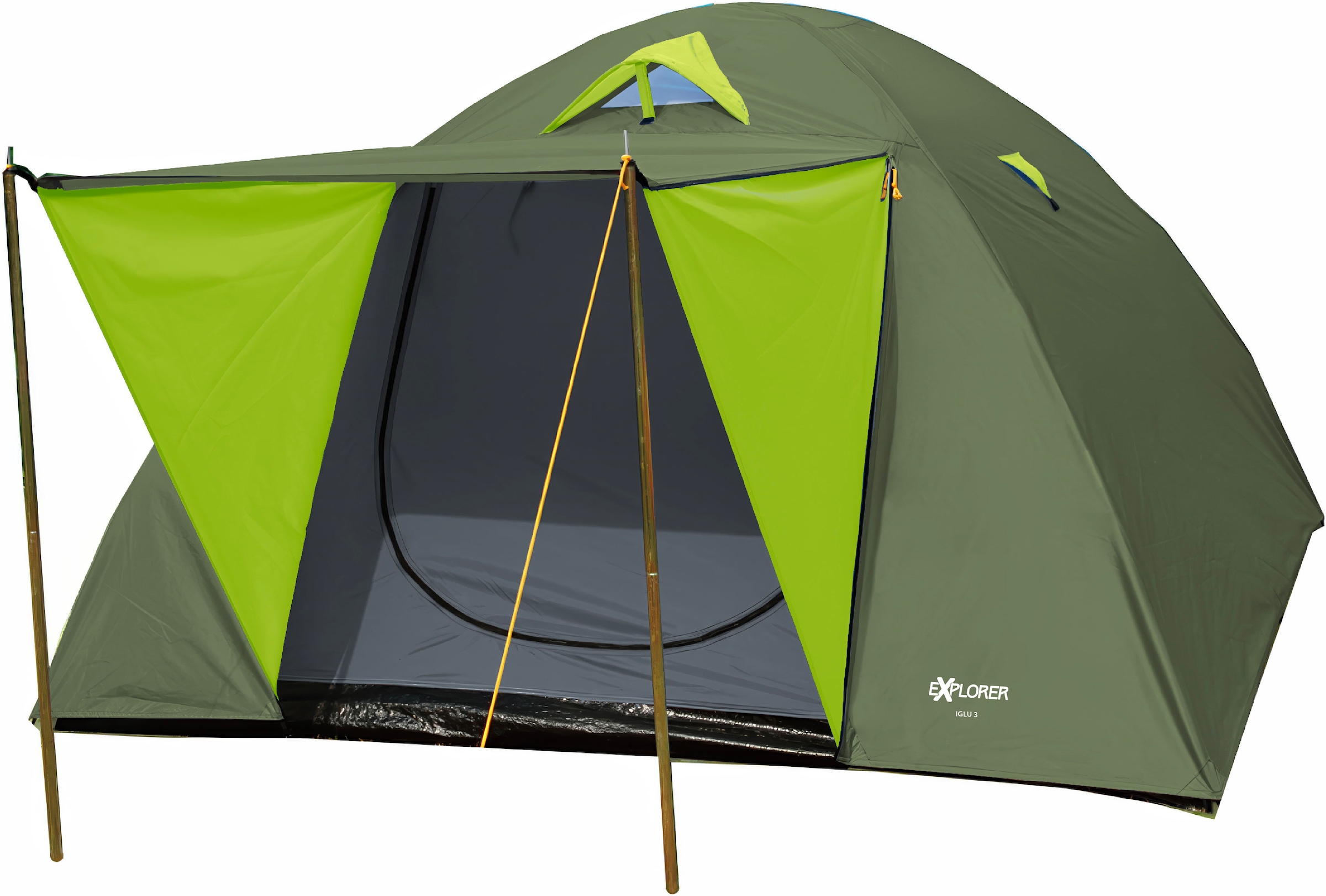 EXPLORER Kuppelzelt »Iglu Zelt 3-4 Personen Campingzelt wasserdicht winddicht Ventilation«, 4 St. Personen