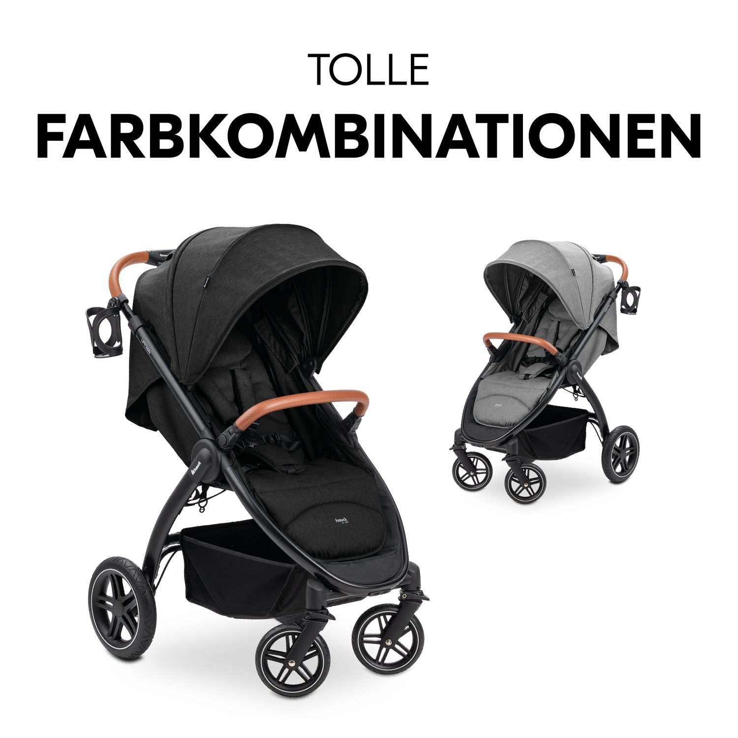 Hauck Kinder-Buggy »Uptown, Black Melange«, 22 kg, bis 22 kg belastbar