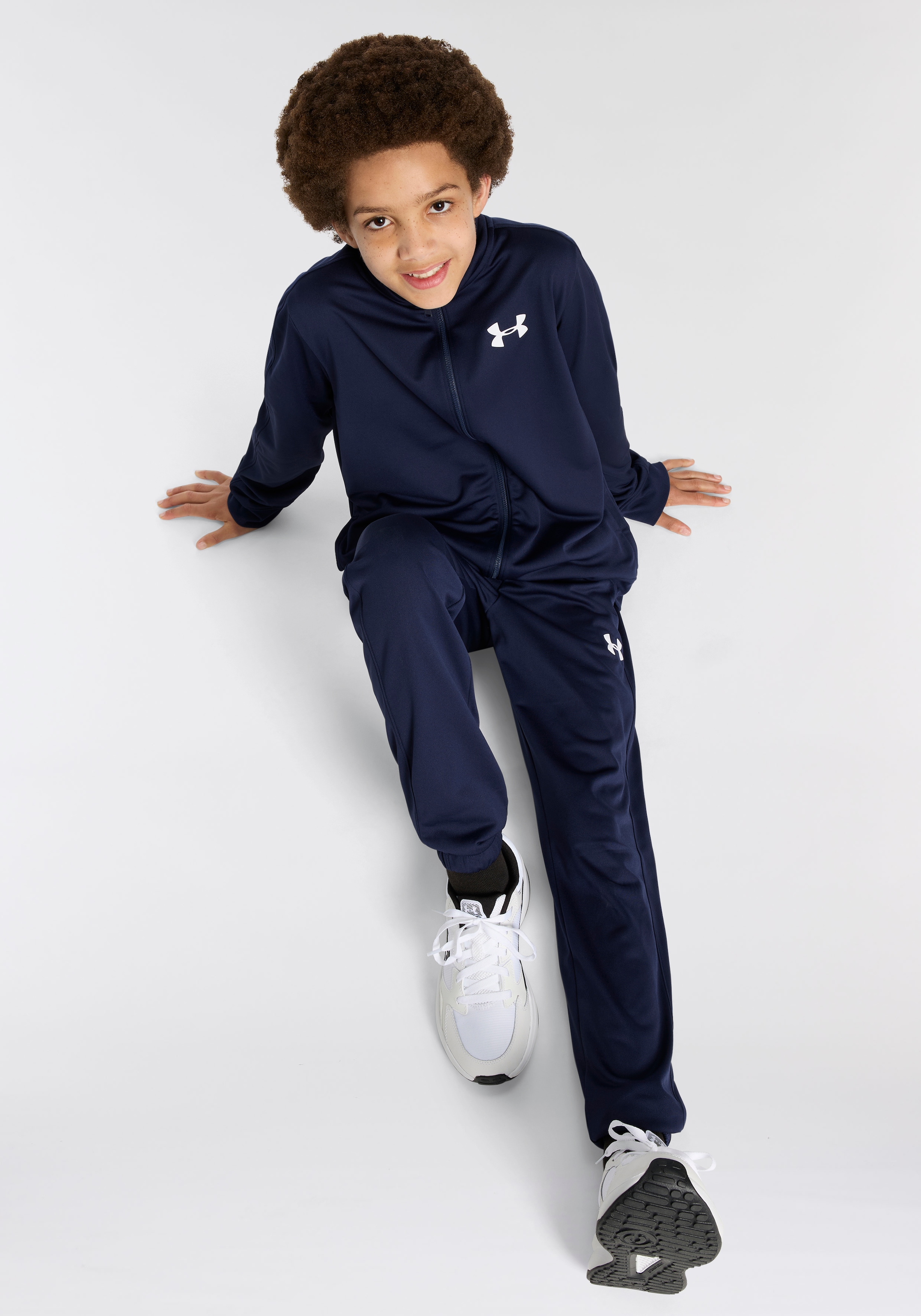 Under Armour® Trainingsanzug »UA RIVAL KNIT TRACK SUIT« 1 Stk. tlg. Für Kinder - Material innen weich angeraut