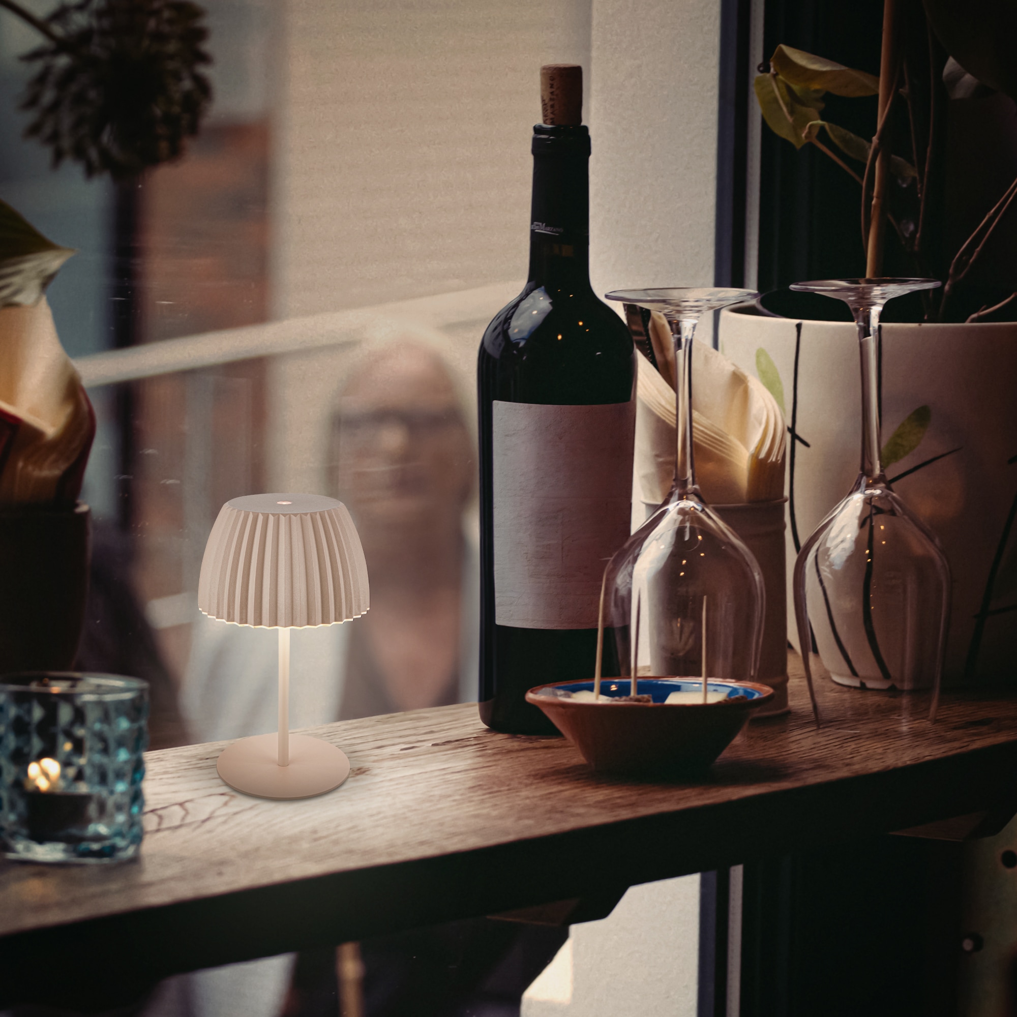 Briloner Leuchten LED Tischleuchte »Akku LED Tischleuchte« LED-Modul