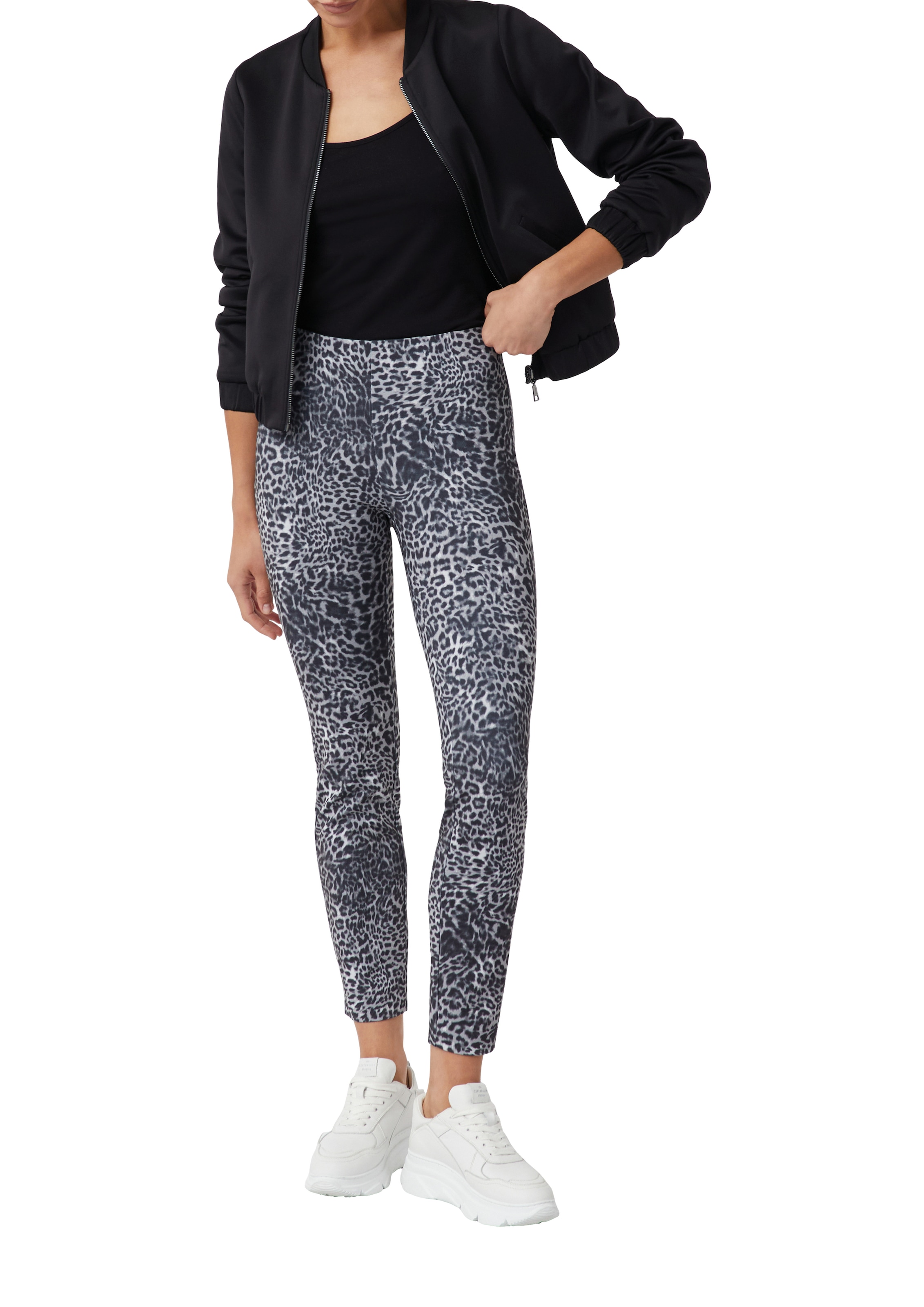 Comma Leggings  mit All-Over Print