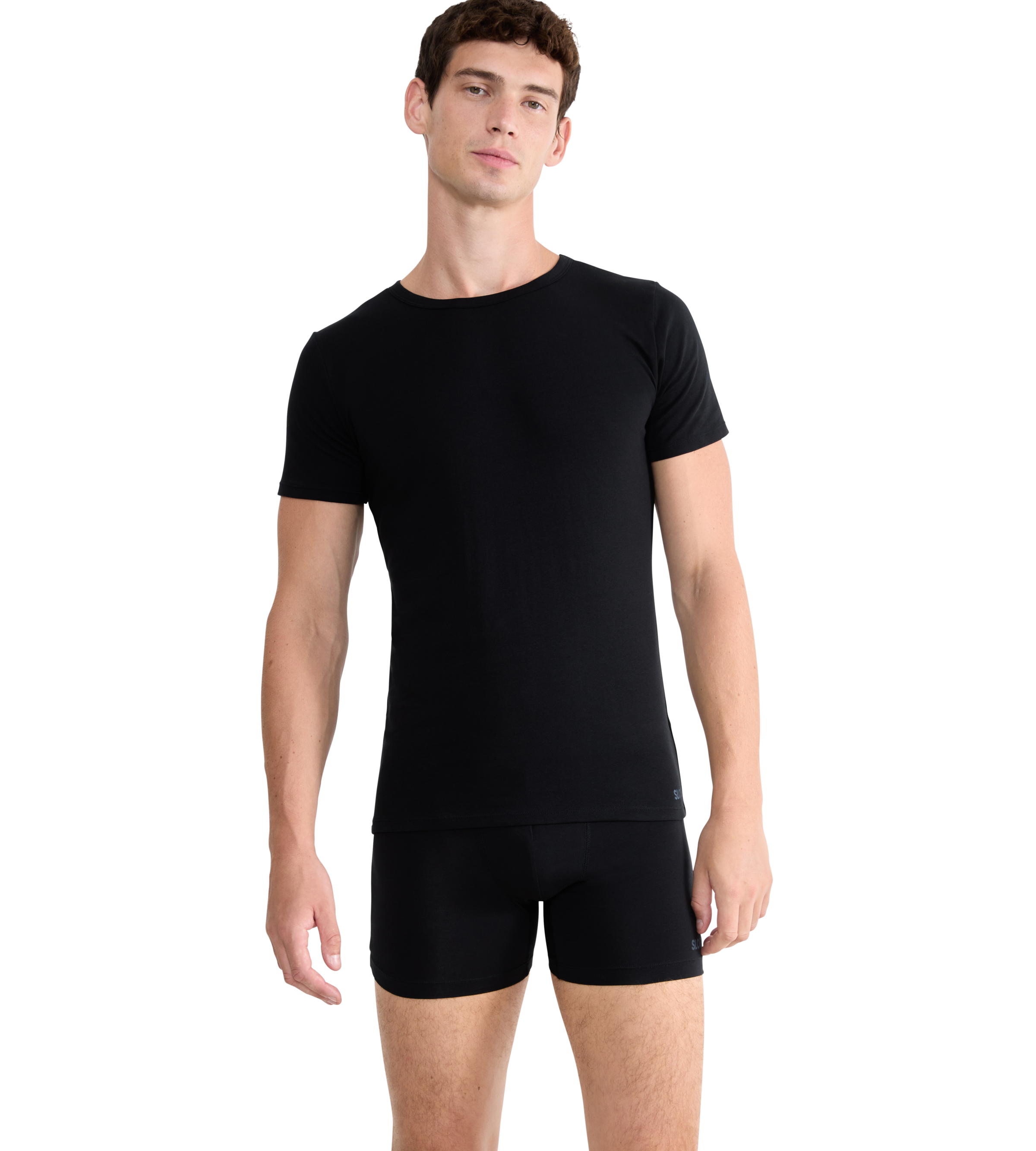 sloggi Unterhemd »men GO ABC 2.0 O-Neck 2P«, (2er Pack), Rundhalsausschnitt, Slim Fit, weich, elastisch