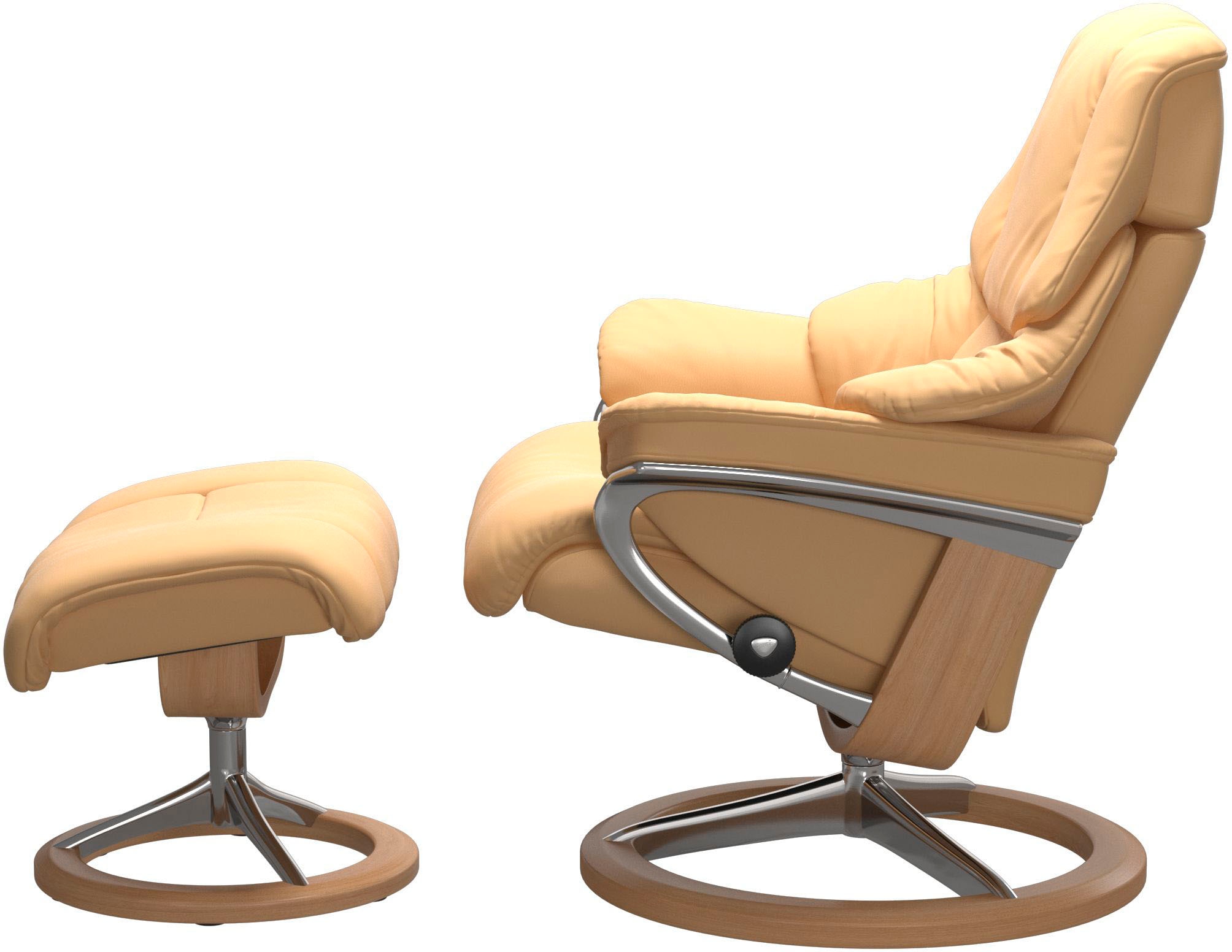 Stressless® Relaxsessel »Reno« mit Signature Base, Größe S, M & L, Gestell Eiche
