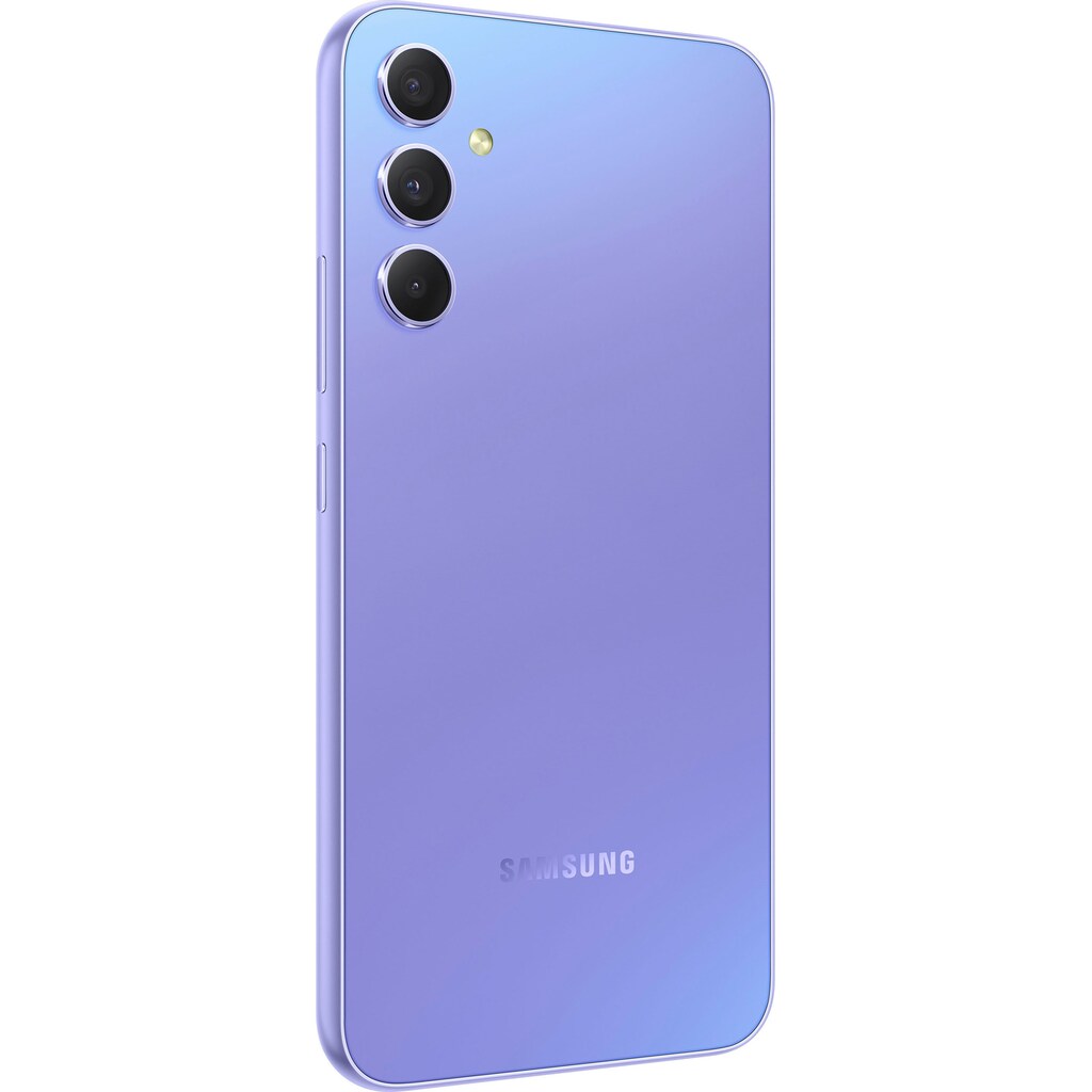 Samsung Smartphone »Galaxy A34 5G 256GB«, leicht violett, 16,65 cm/6,6 Zoll, 256 GB Speicherplatz, 48 MP Kamera