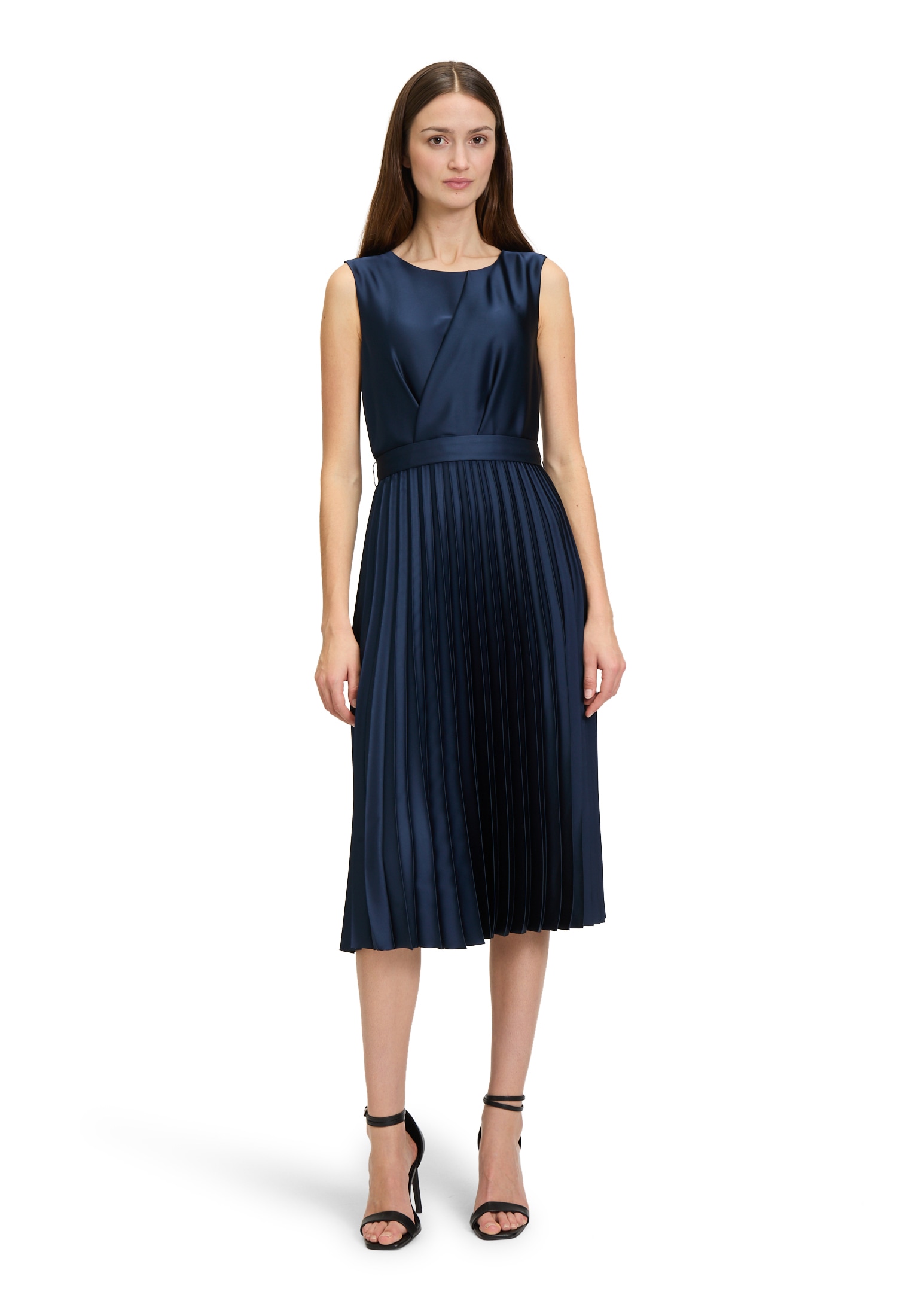 Betty&Co Chiffonkleid »Chiffonkleid mit Plissee«