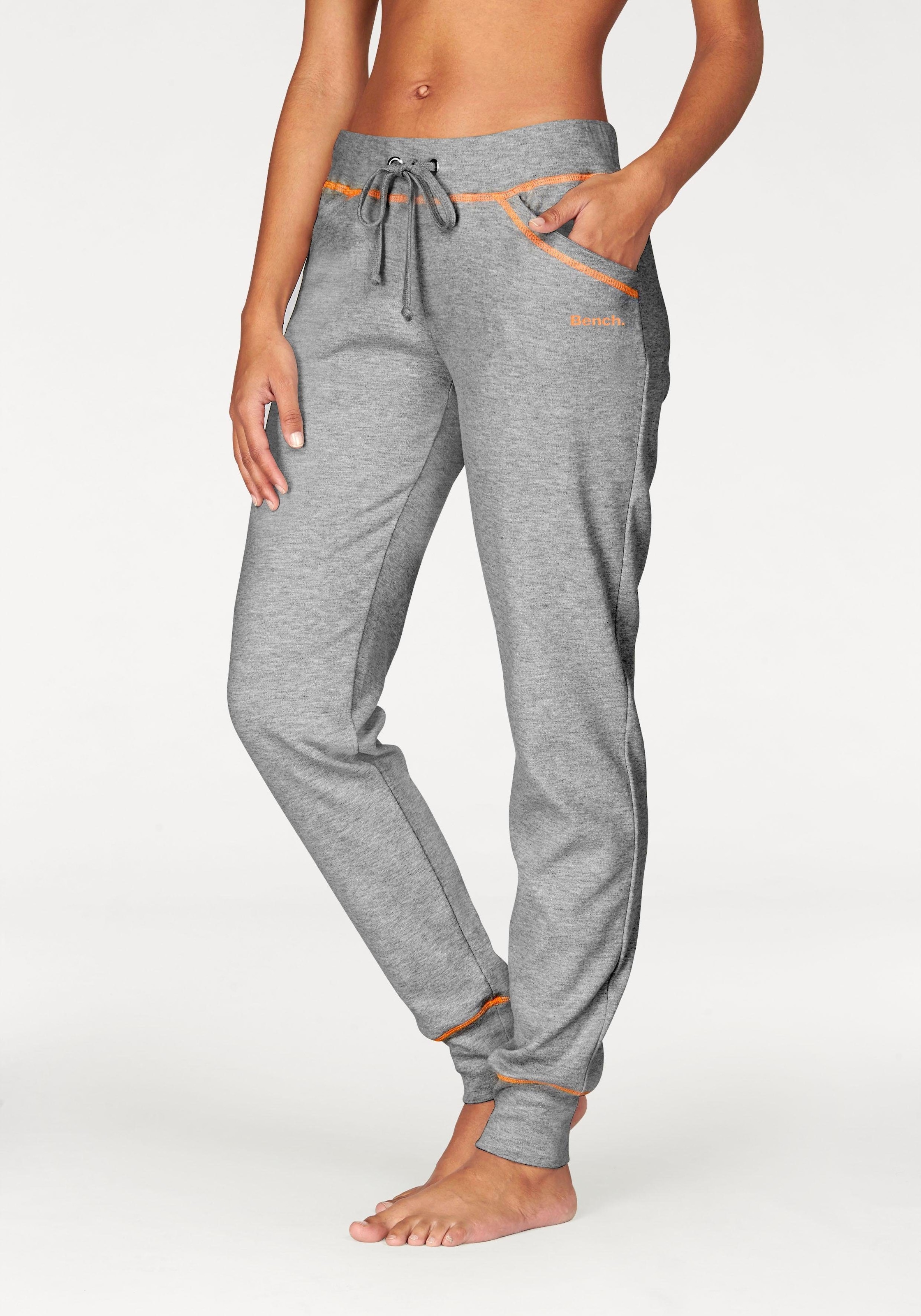 Bench. Loungewear Relaxhose, mit kontrastfarbenen Nähten, Loungewear,  Loungeanzug bei ♕