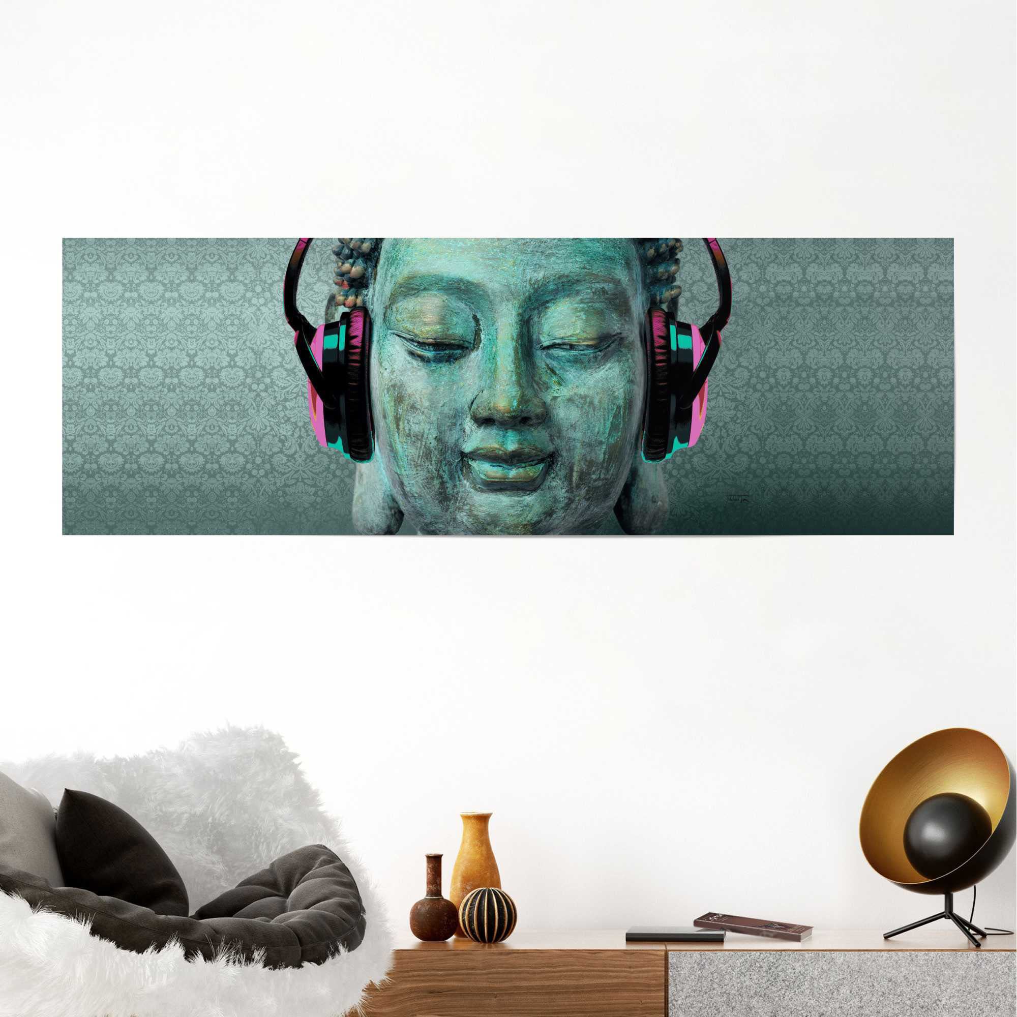 Reinders! Poster »Buddha Kopfhörer«, (1 St.) auf Rechnung bestellen