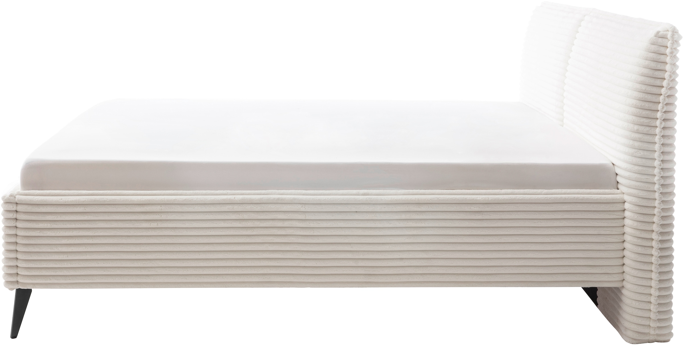 meise.möbel »Matera« in Breitcord, mit schwarzem Metallfuß, wahlweise mit Bettkasten