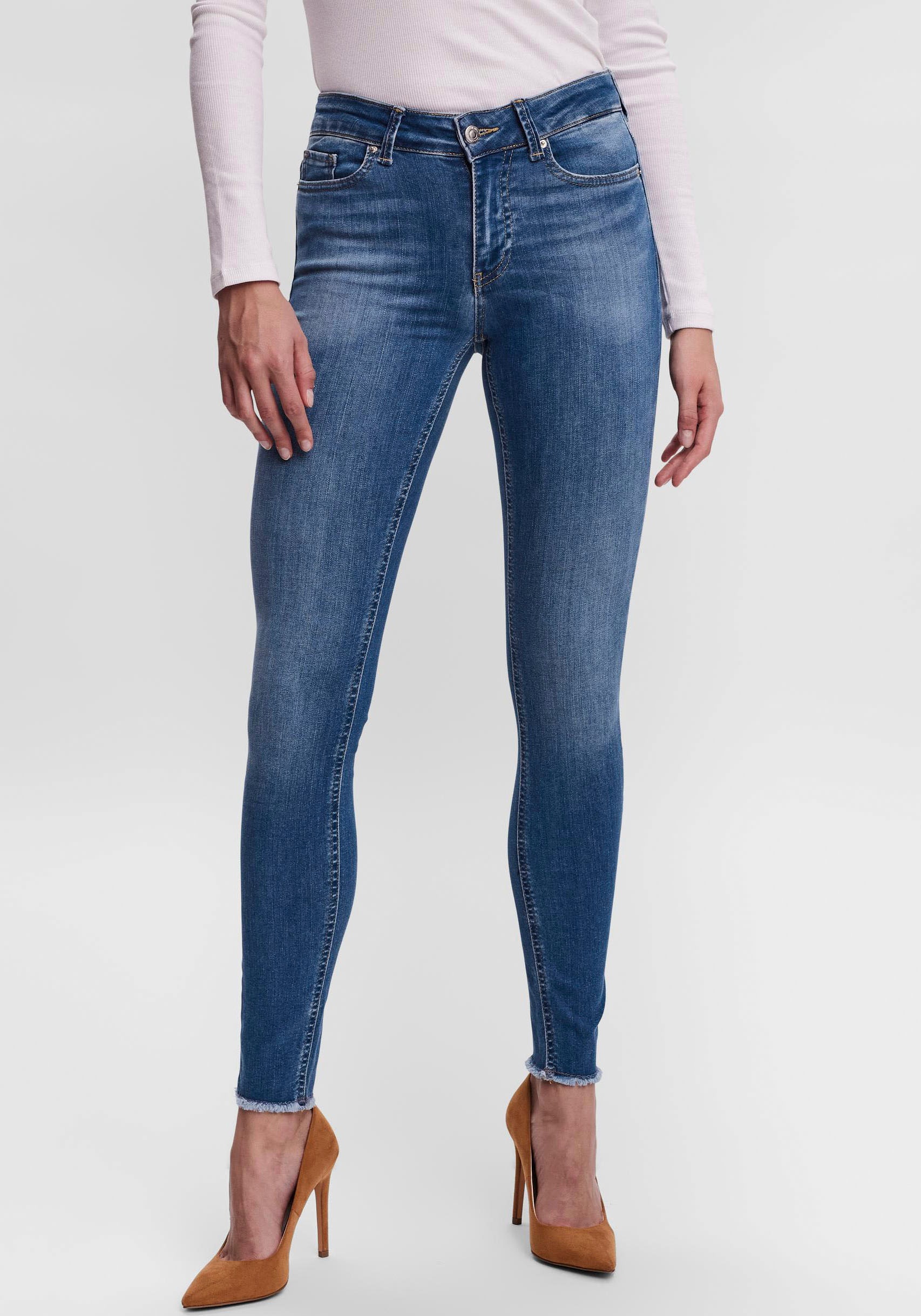 Vero Moda Skinny-fit-Jeans »VMPEACH MR SKINNY ANK CUT«