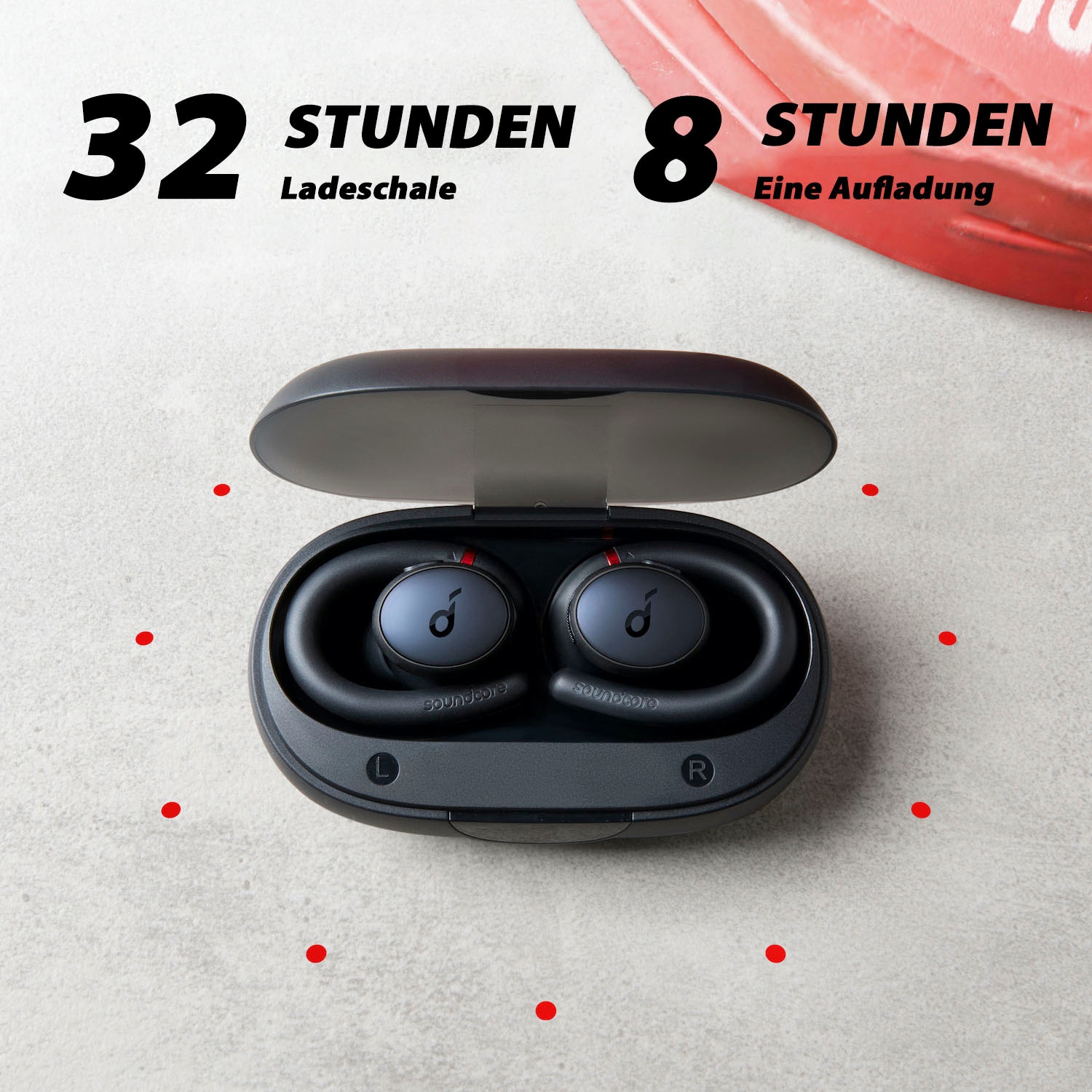 Anker In-Ear-Kopfhörer »Soundcore Sport X10«, Bluetooth, Active Noise Cancelling (ANC)-Sprachsteuerung